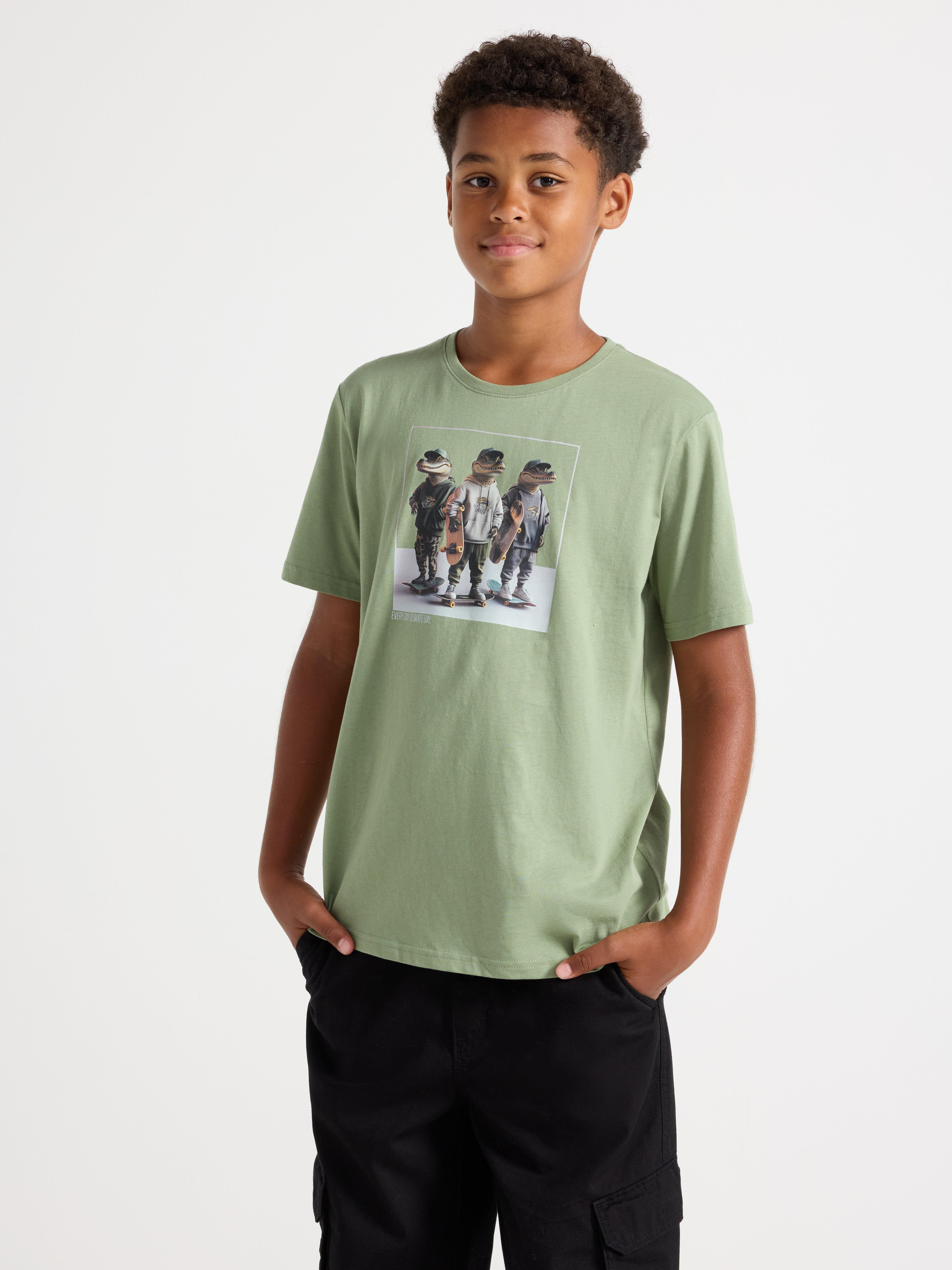 T-shirt -  - Khaki