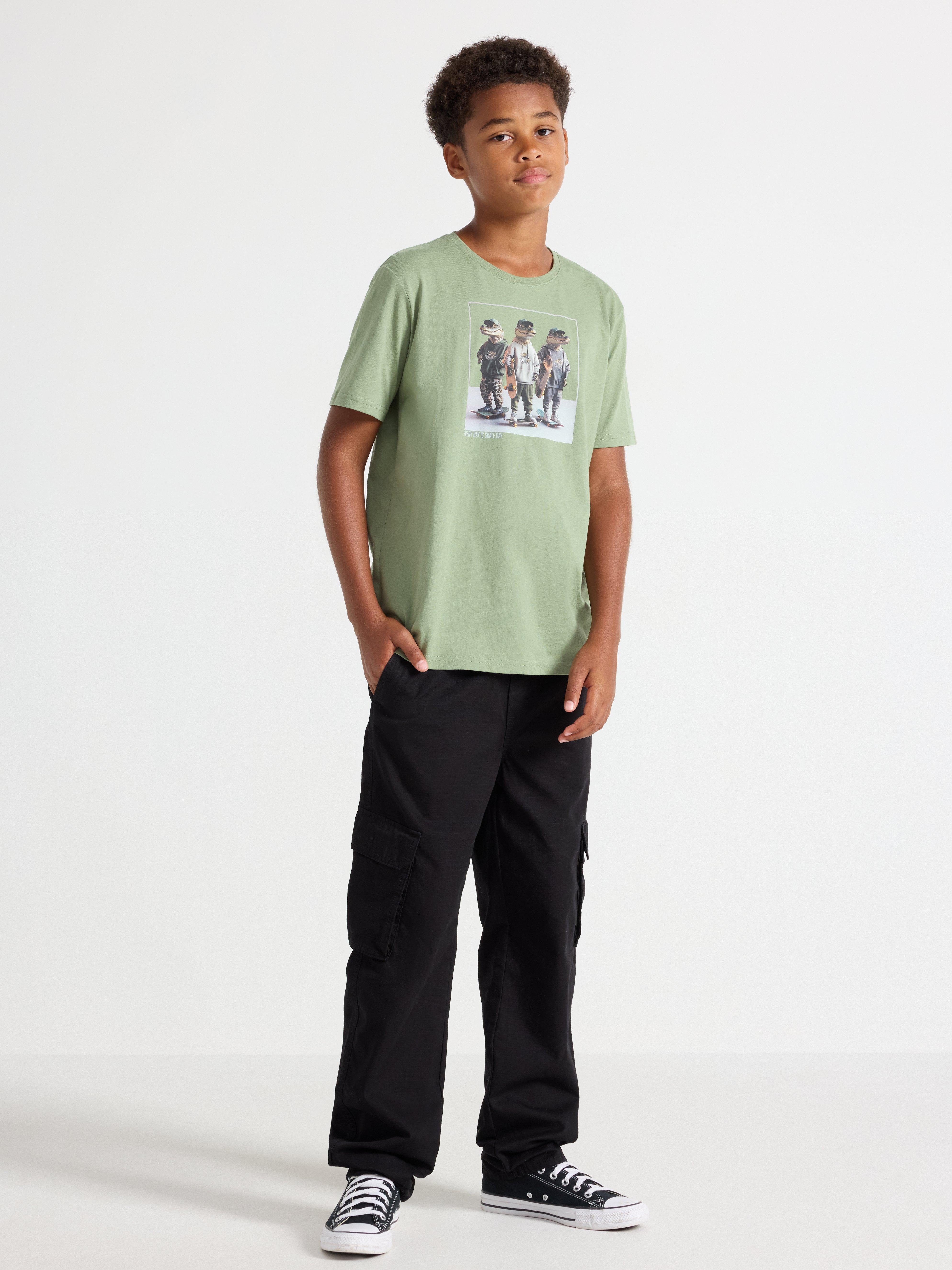 T-shirt -  - Khaki