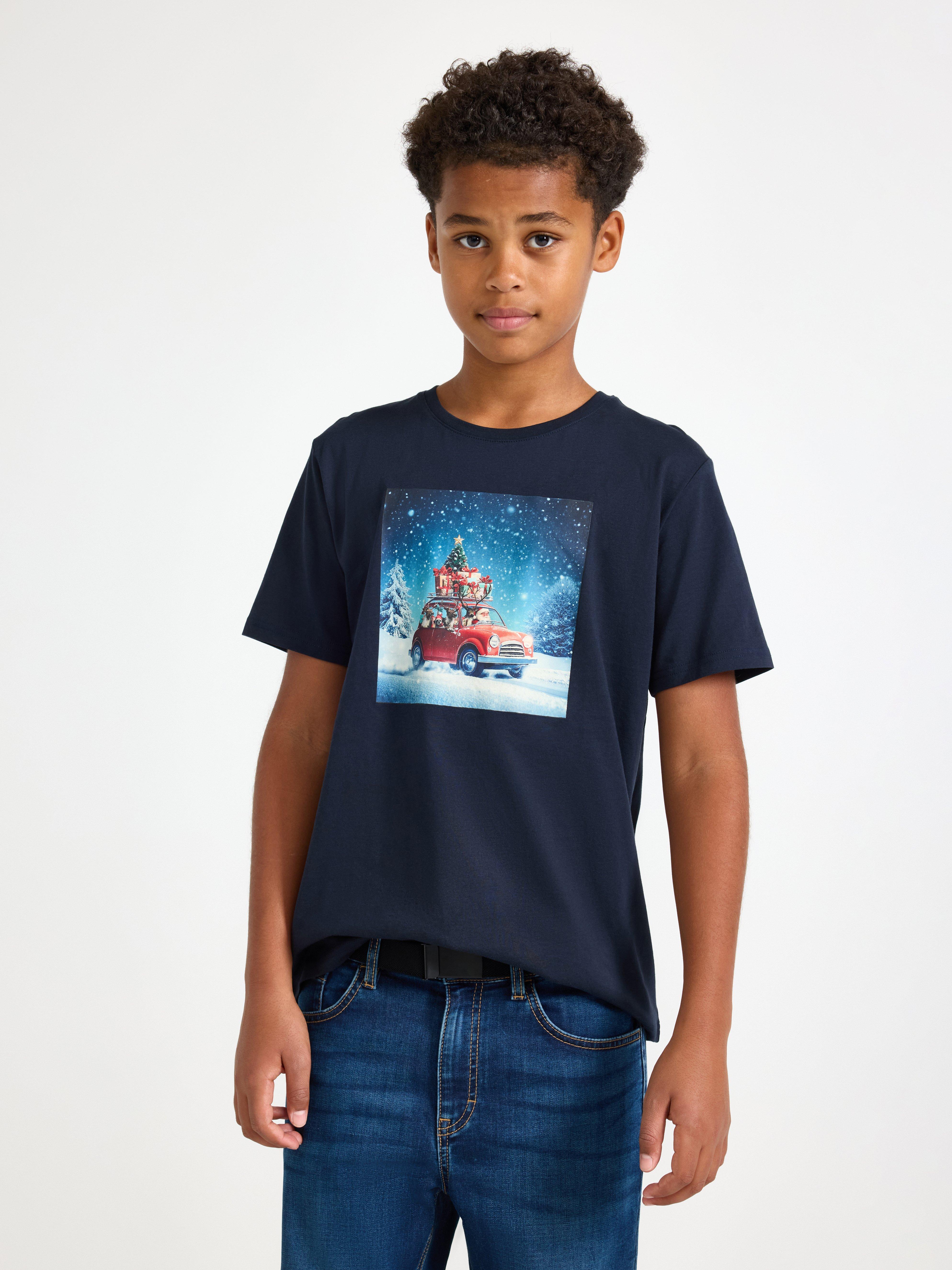 T-shirt - Børn - Blå