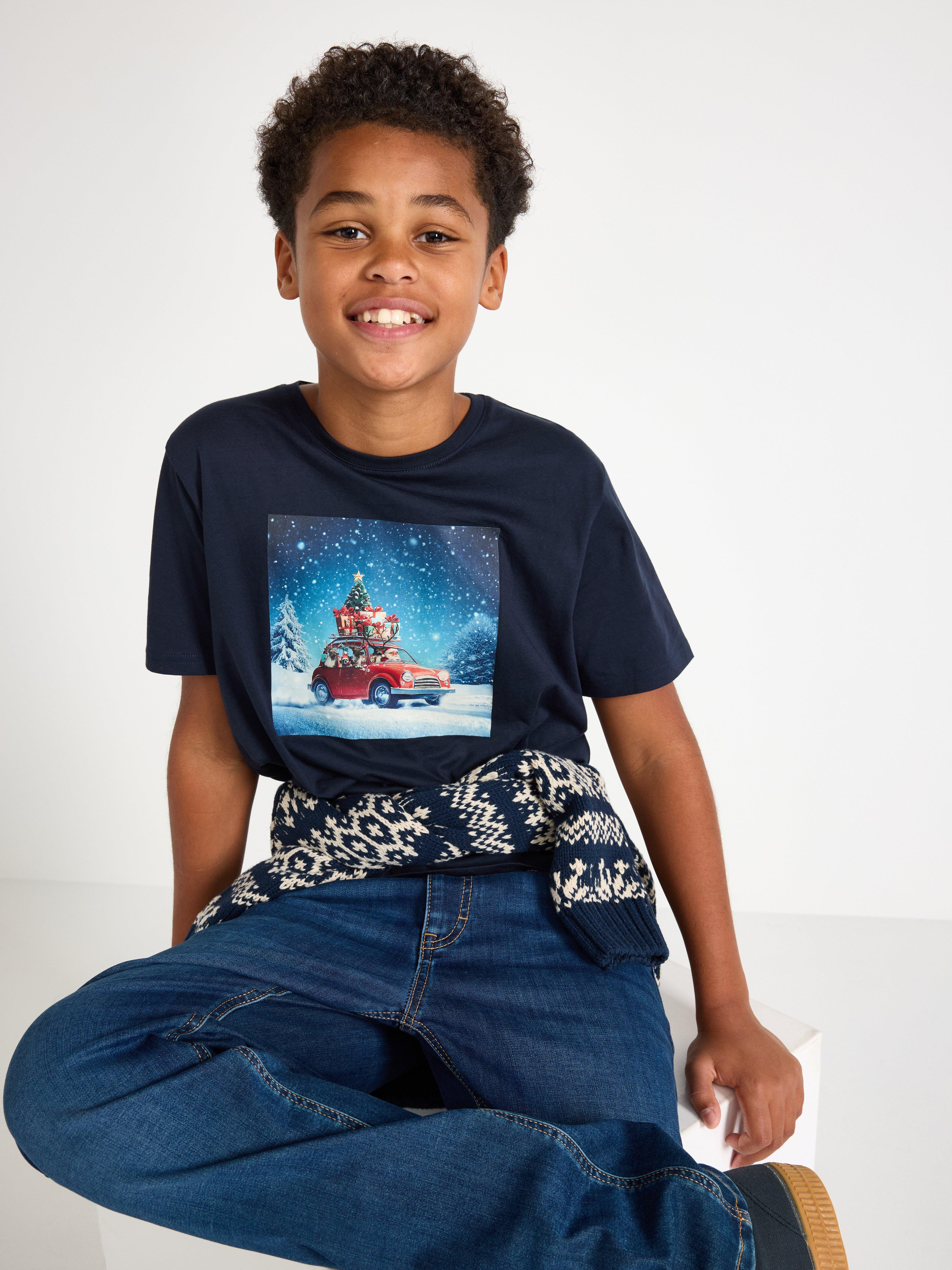T-shirt - Barn - Blå
