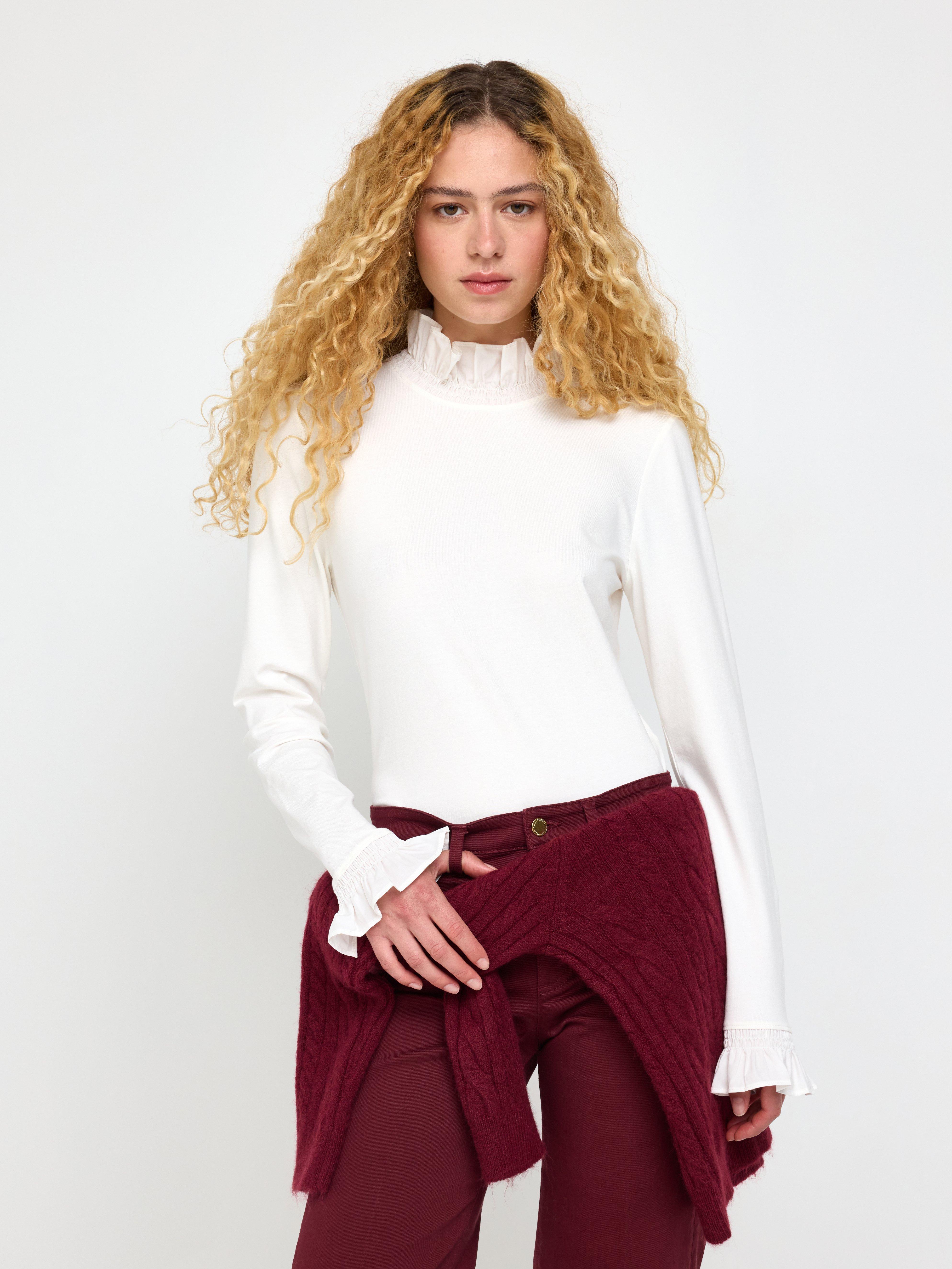 Top - Dame - Hvid