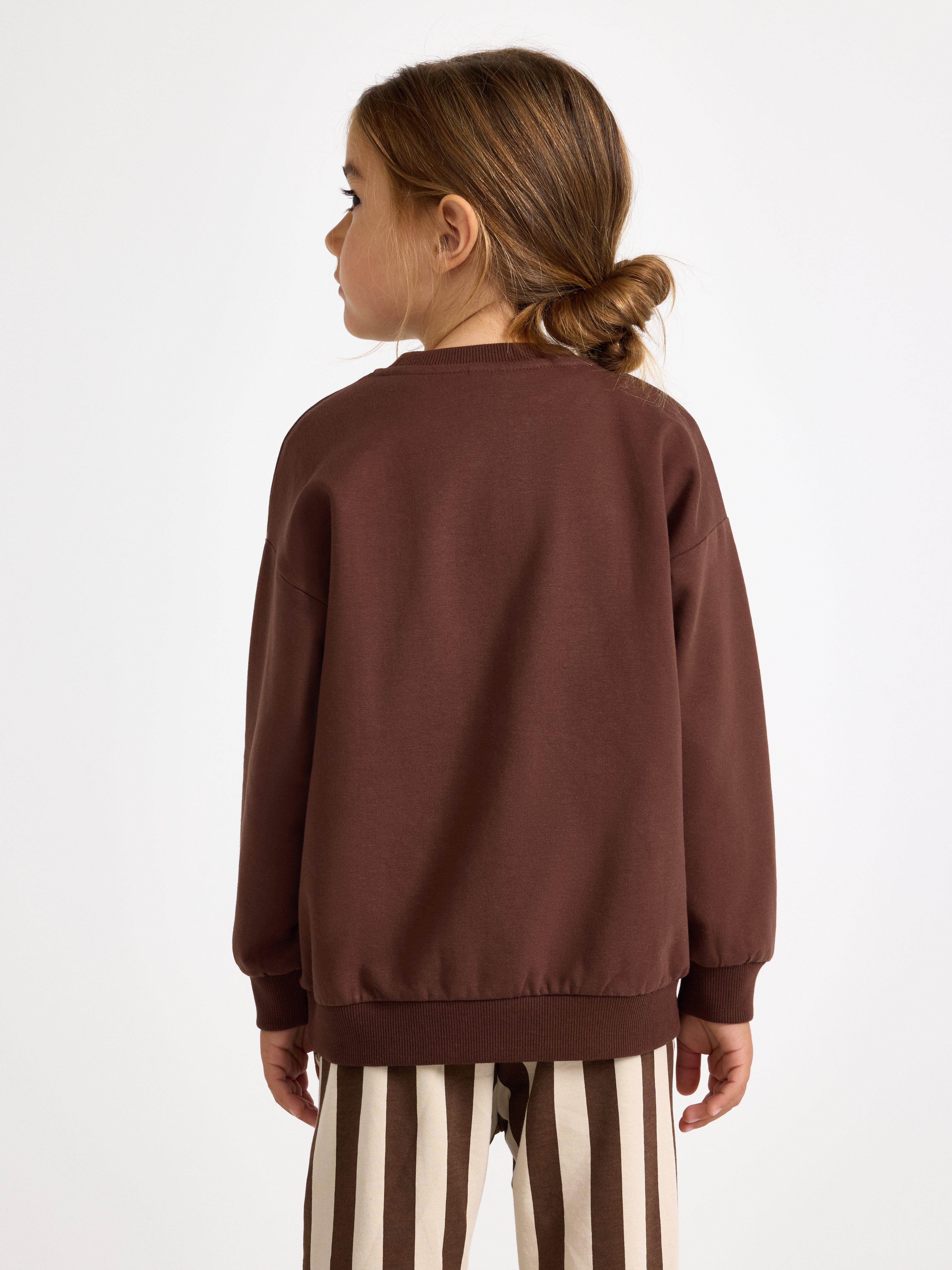 Sweatshirt -  - Brown