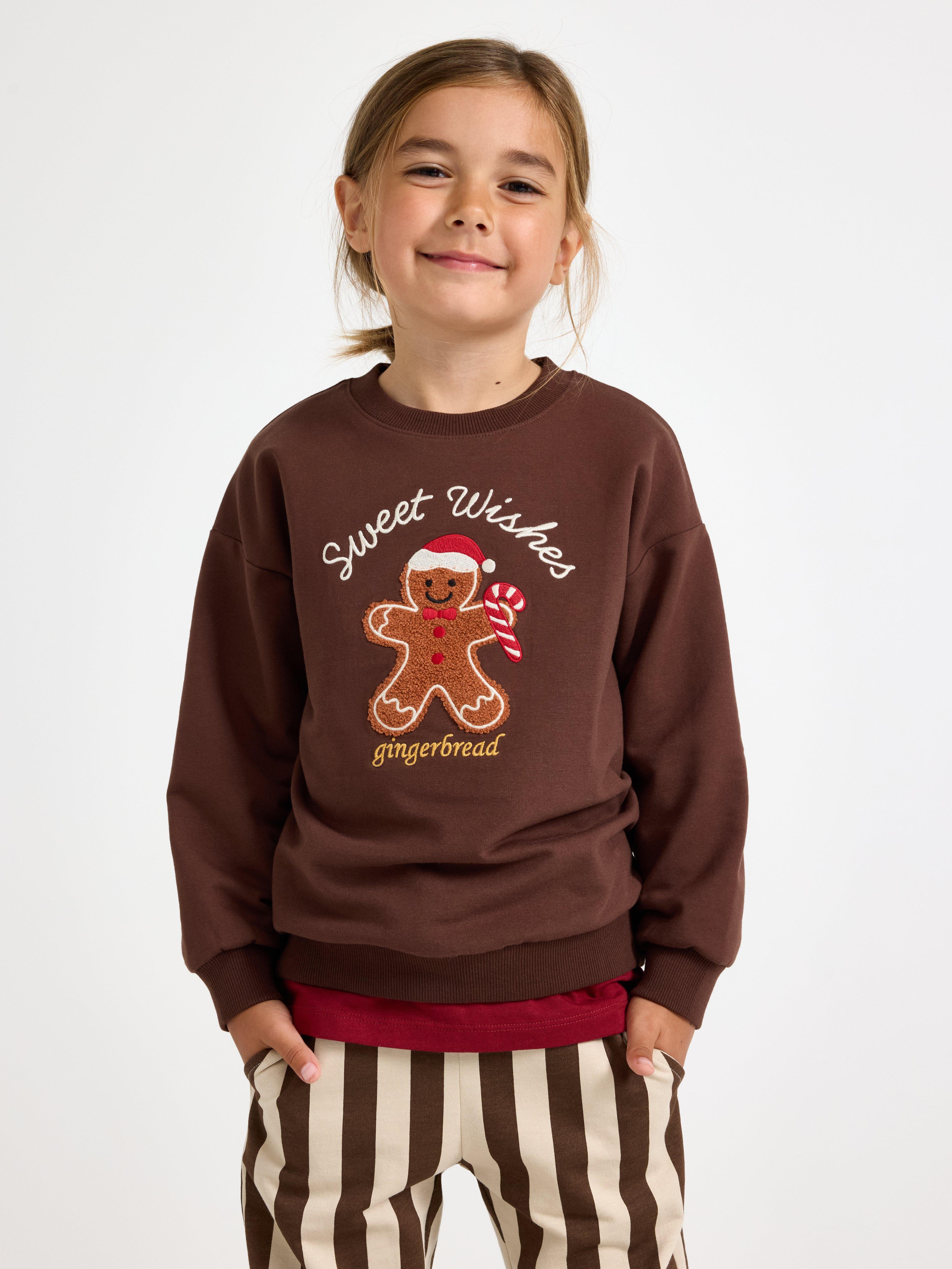 Sweatshirt -  - Brown