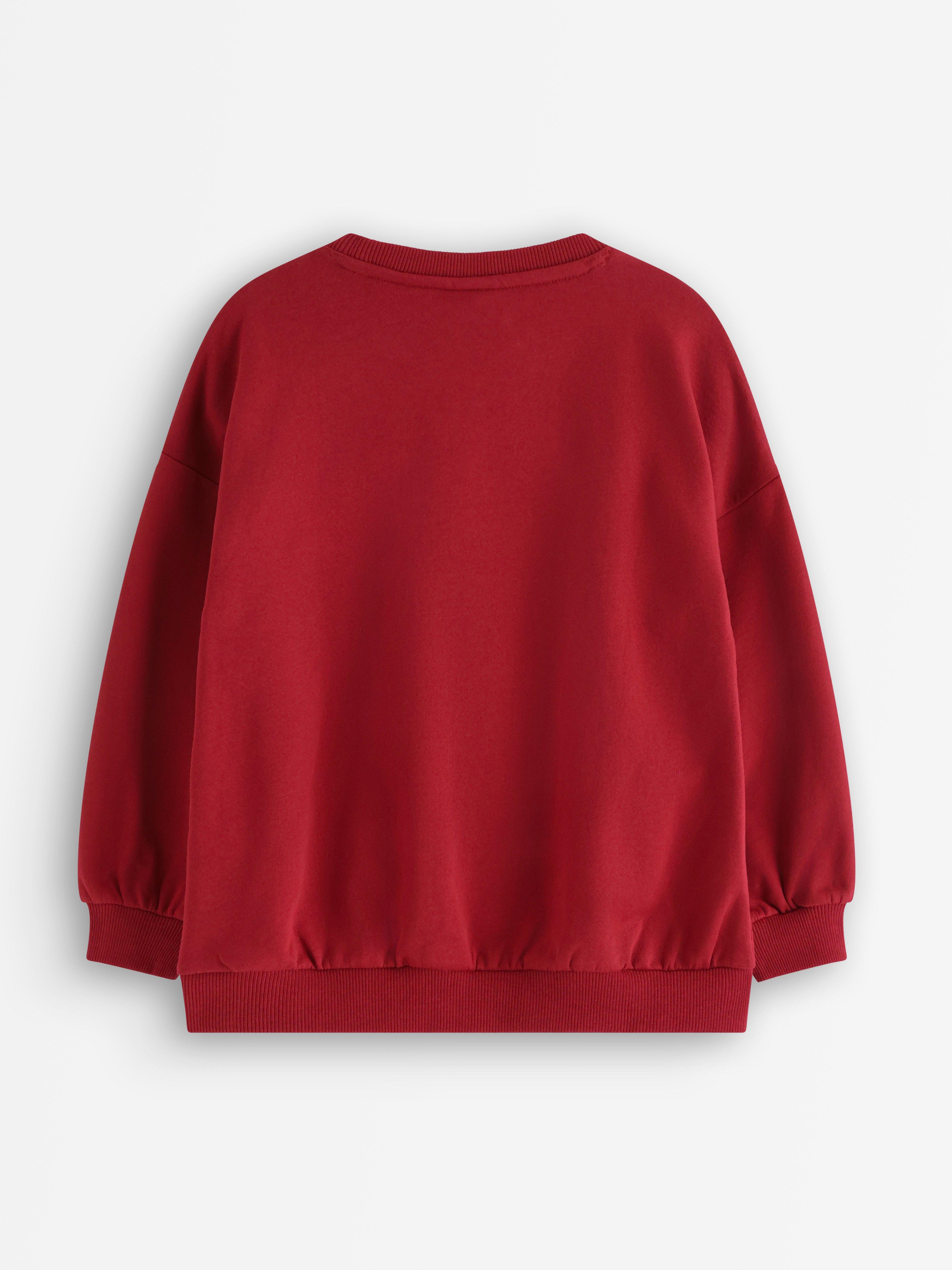 Sweatshirt -  - Red