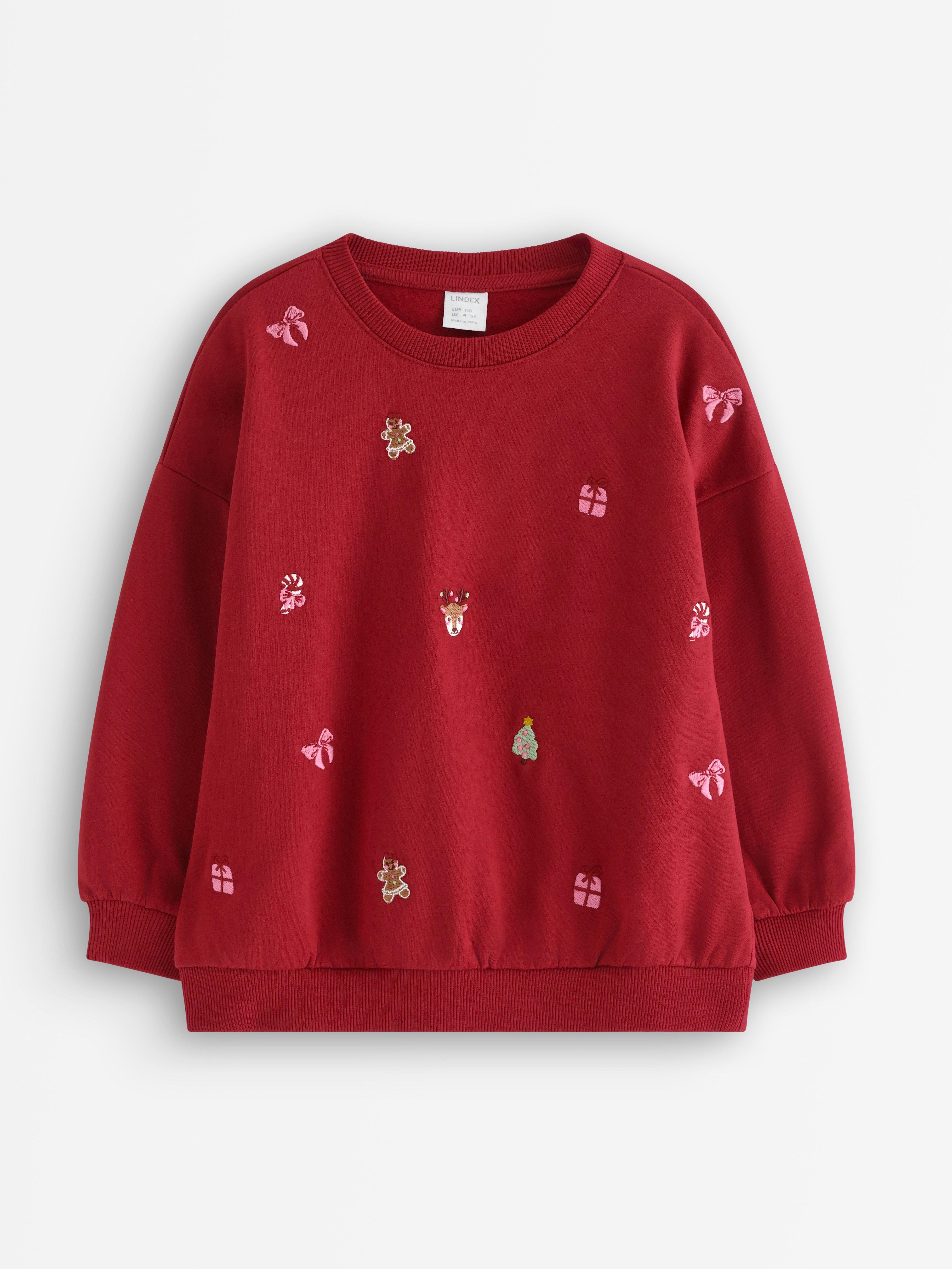 Sweatshirt -  - Red
