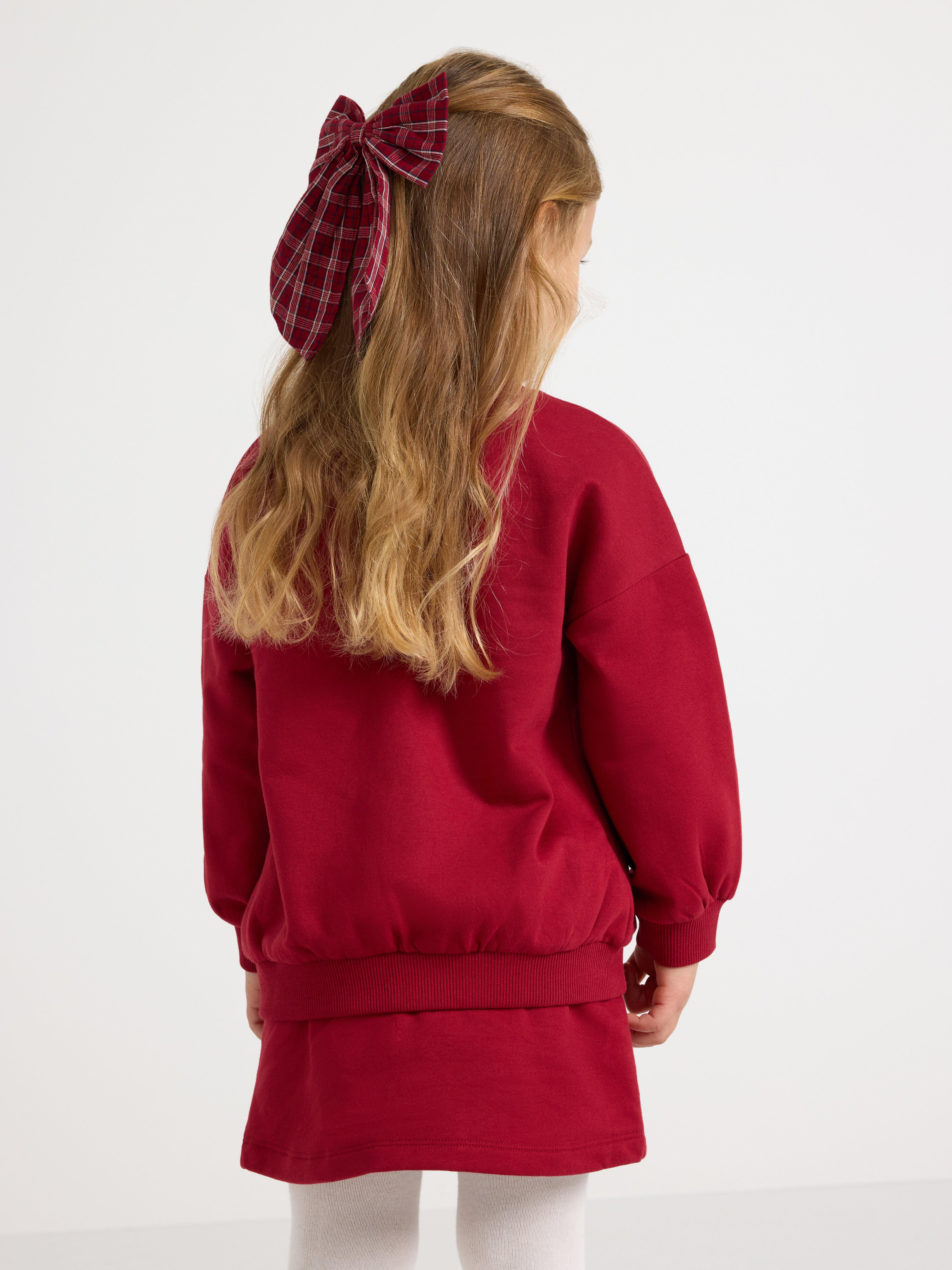 Sweatshirt -  - Röd