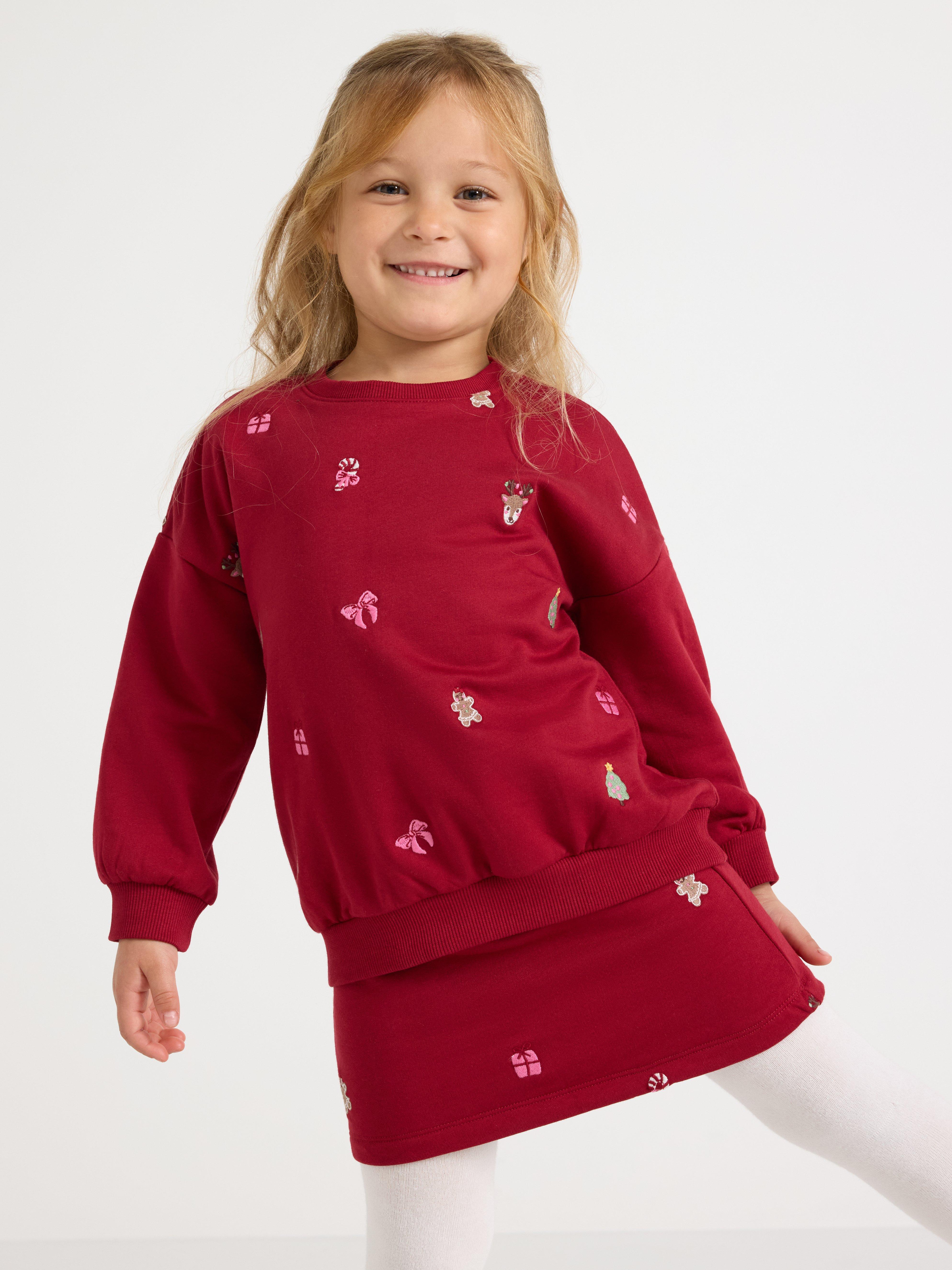 Sweatshirt -  - Rød