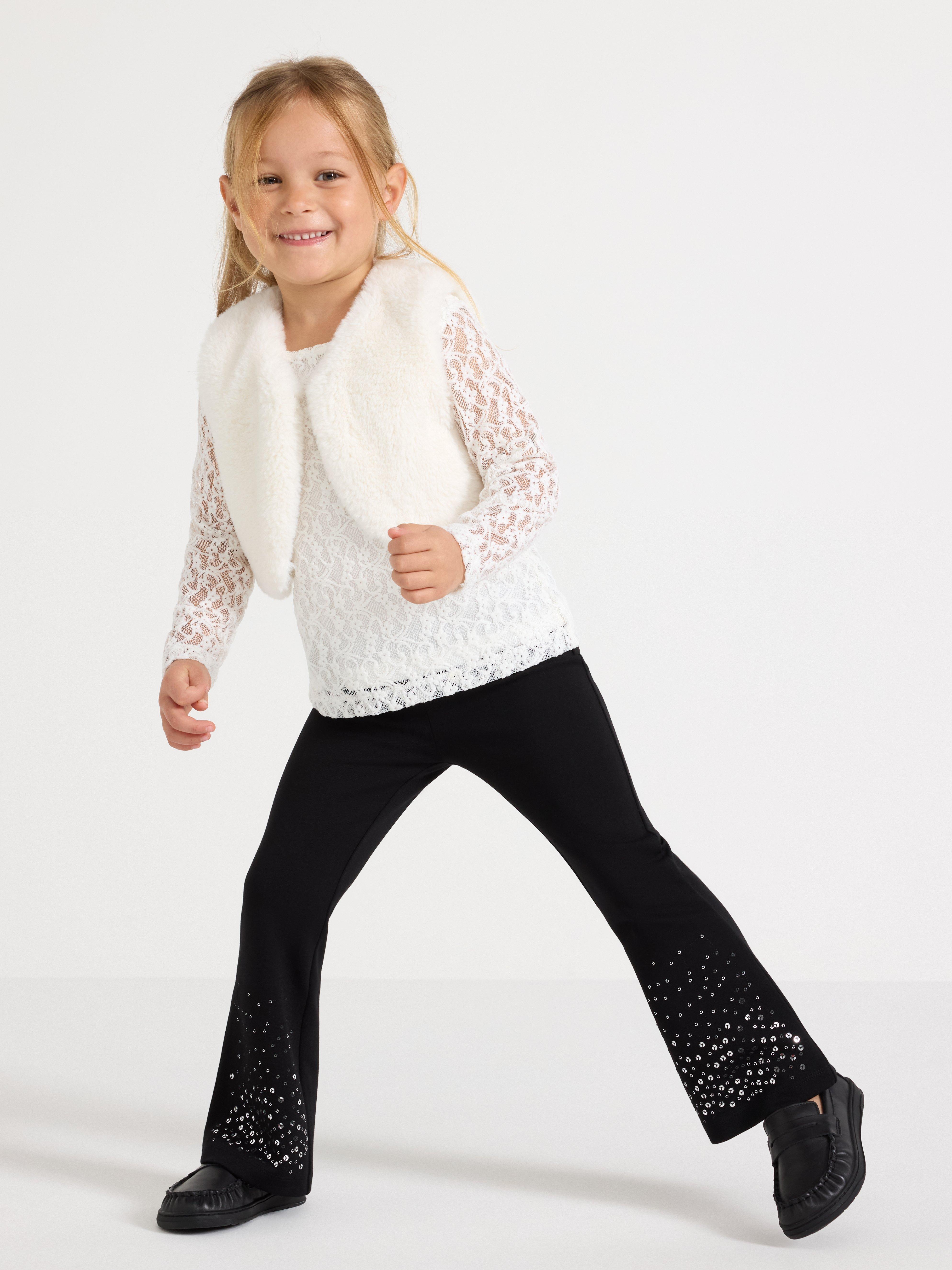 Leggings - Børn - Sort