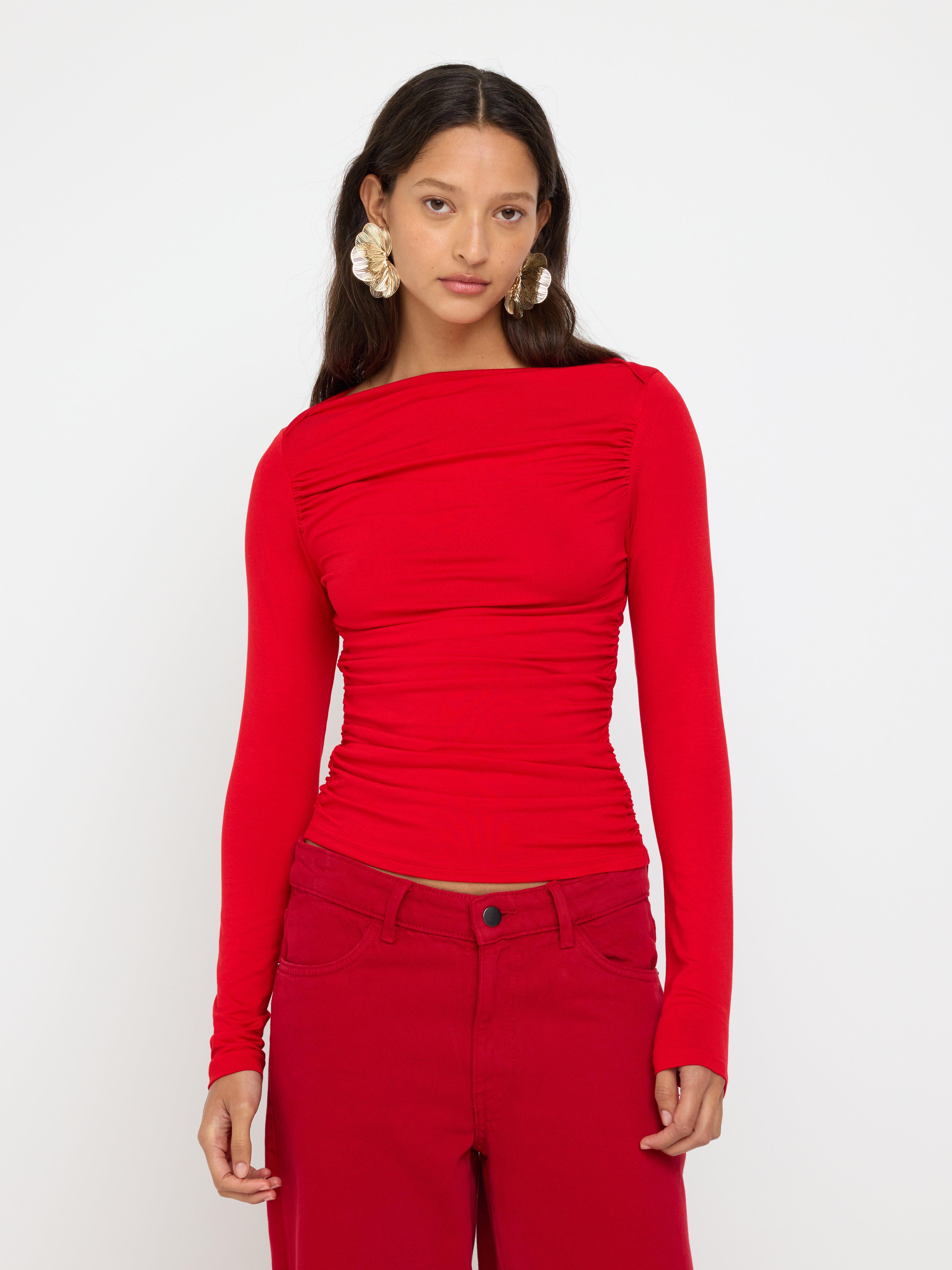 Top - Womens Wear - Red
