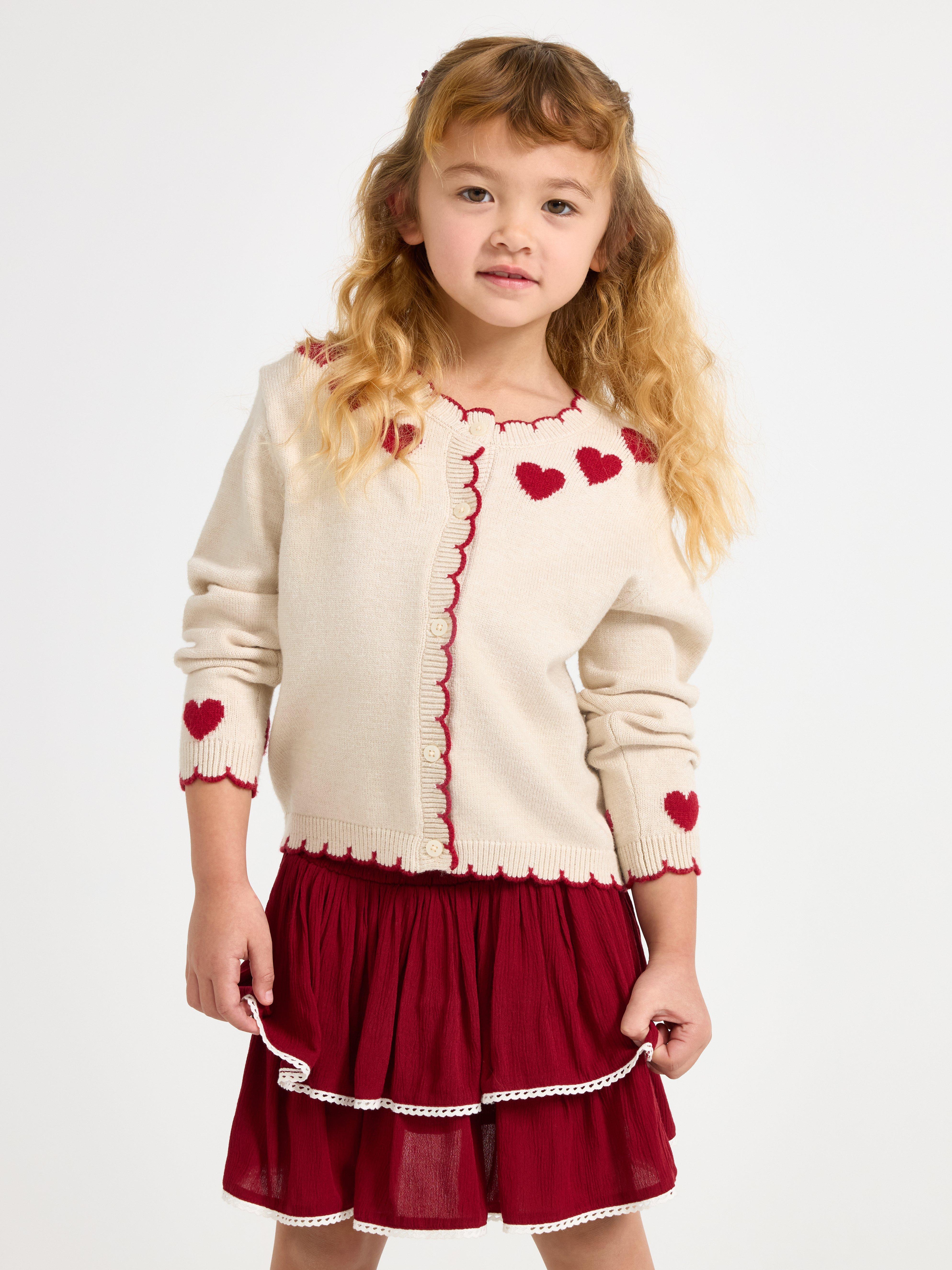 Cardigan - Barn - Beige