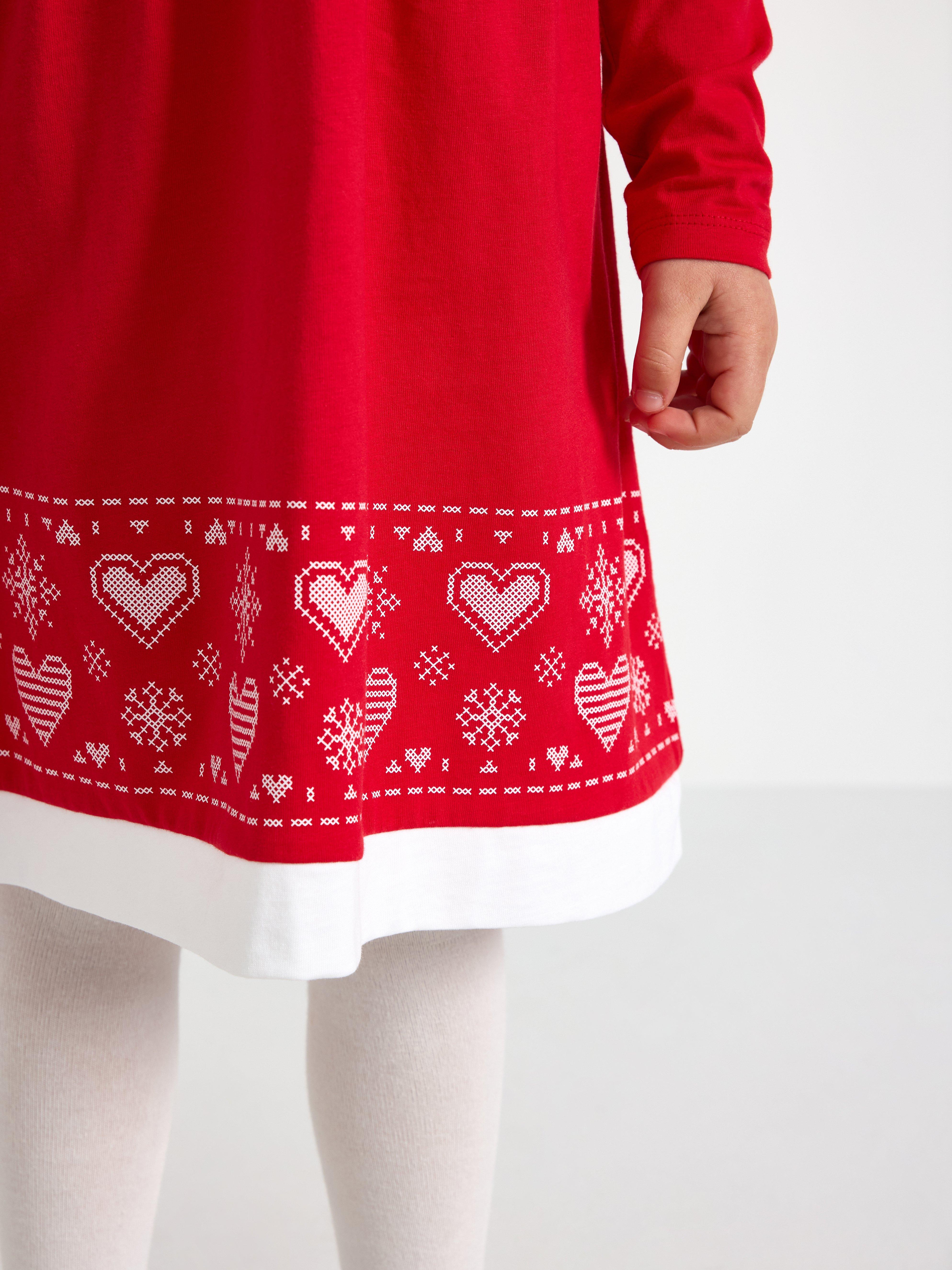Christmas Dress - Kids Wear - Red