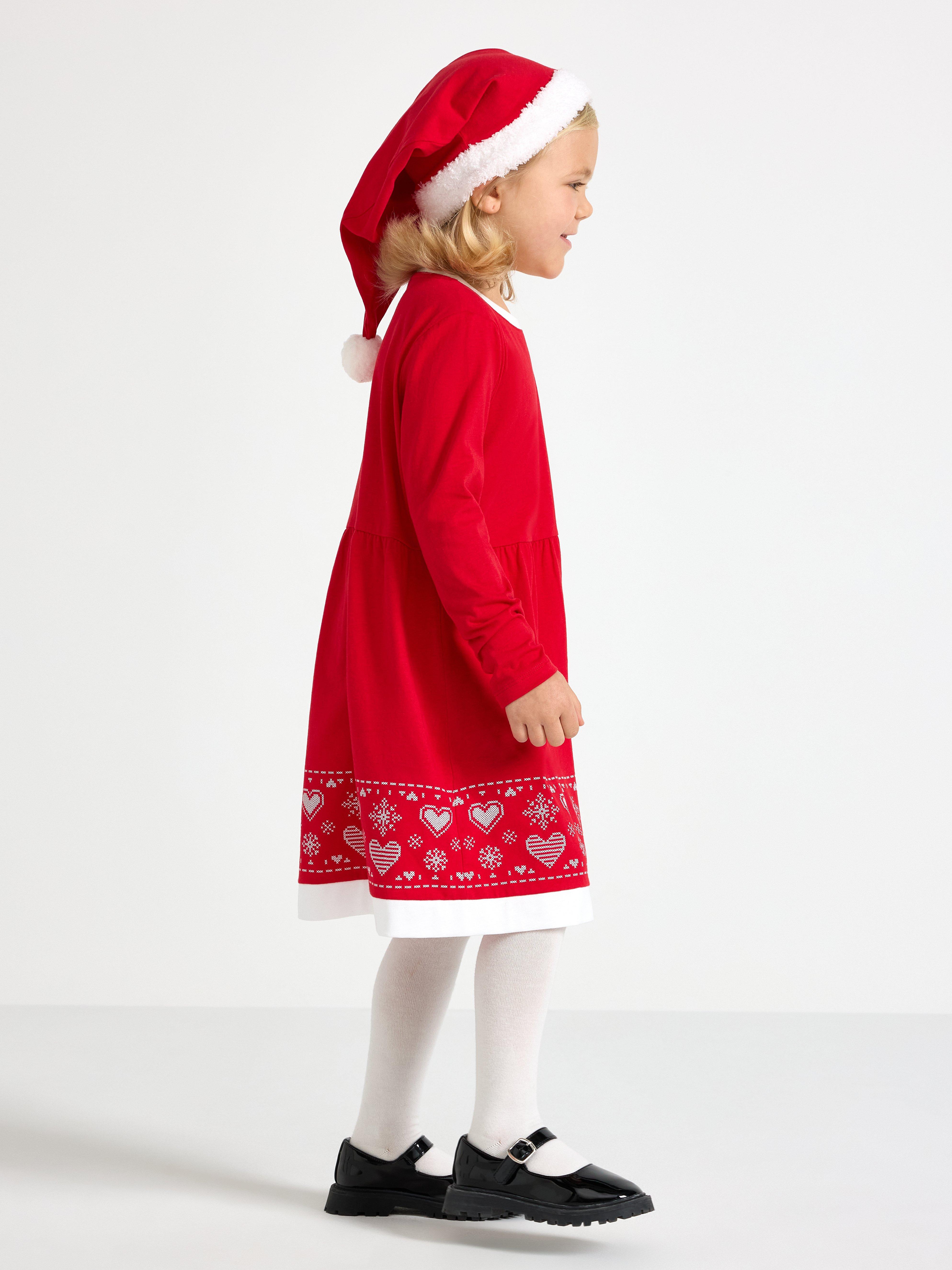 Christmas Dress - Kids Wear - Red
