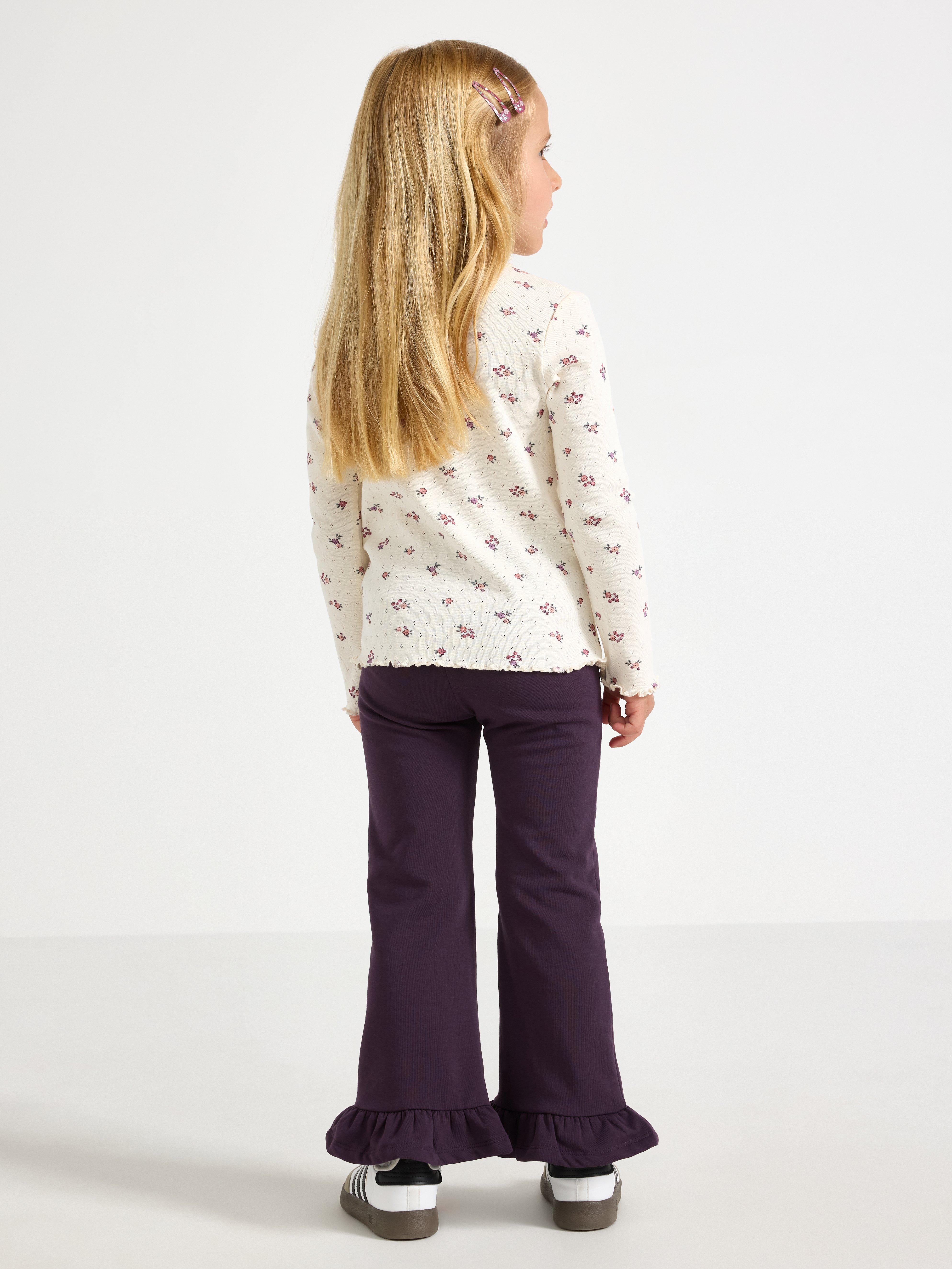 Leggings - Barn - Lilla