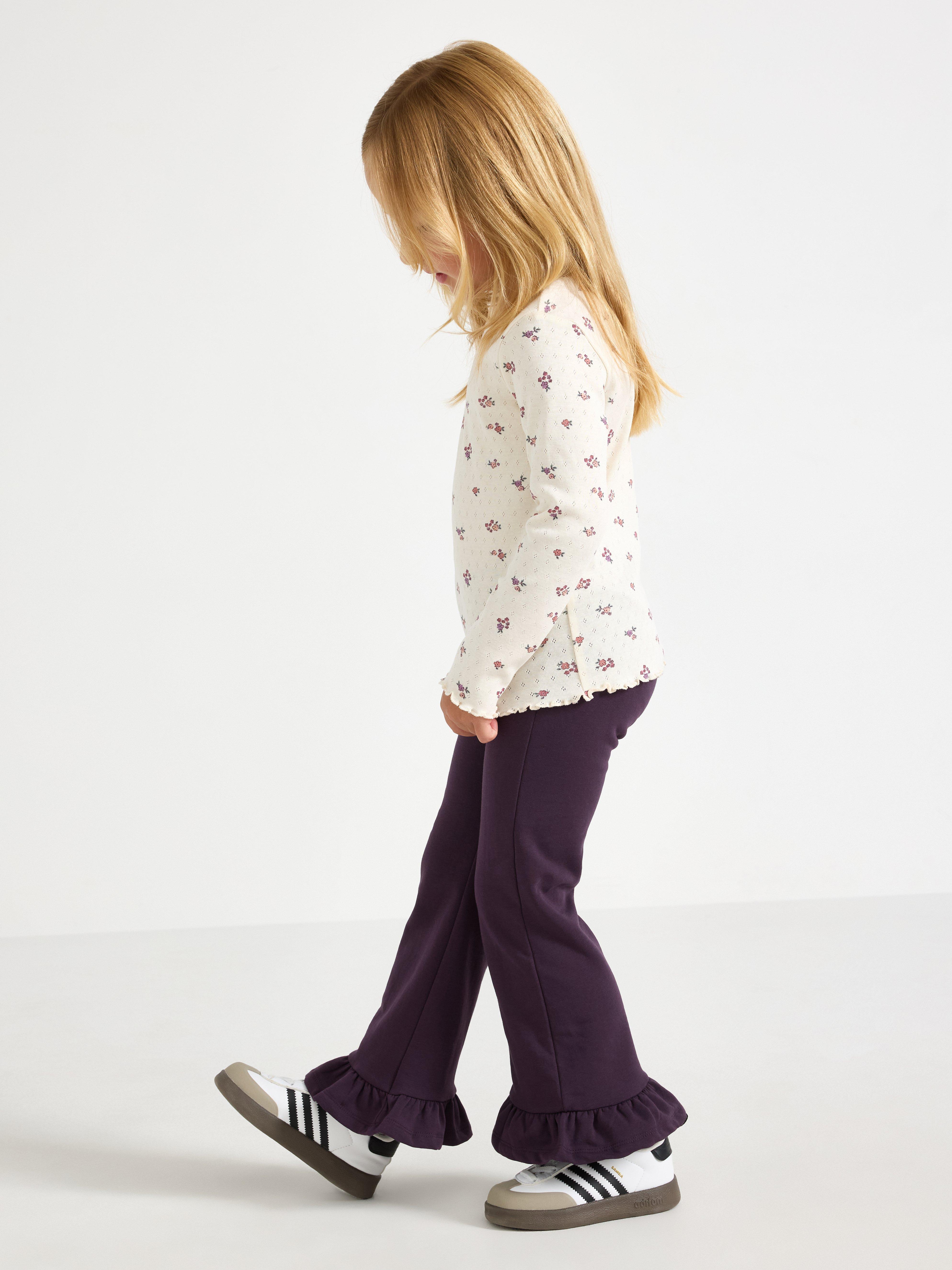 Leggings - Barn - Lilla