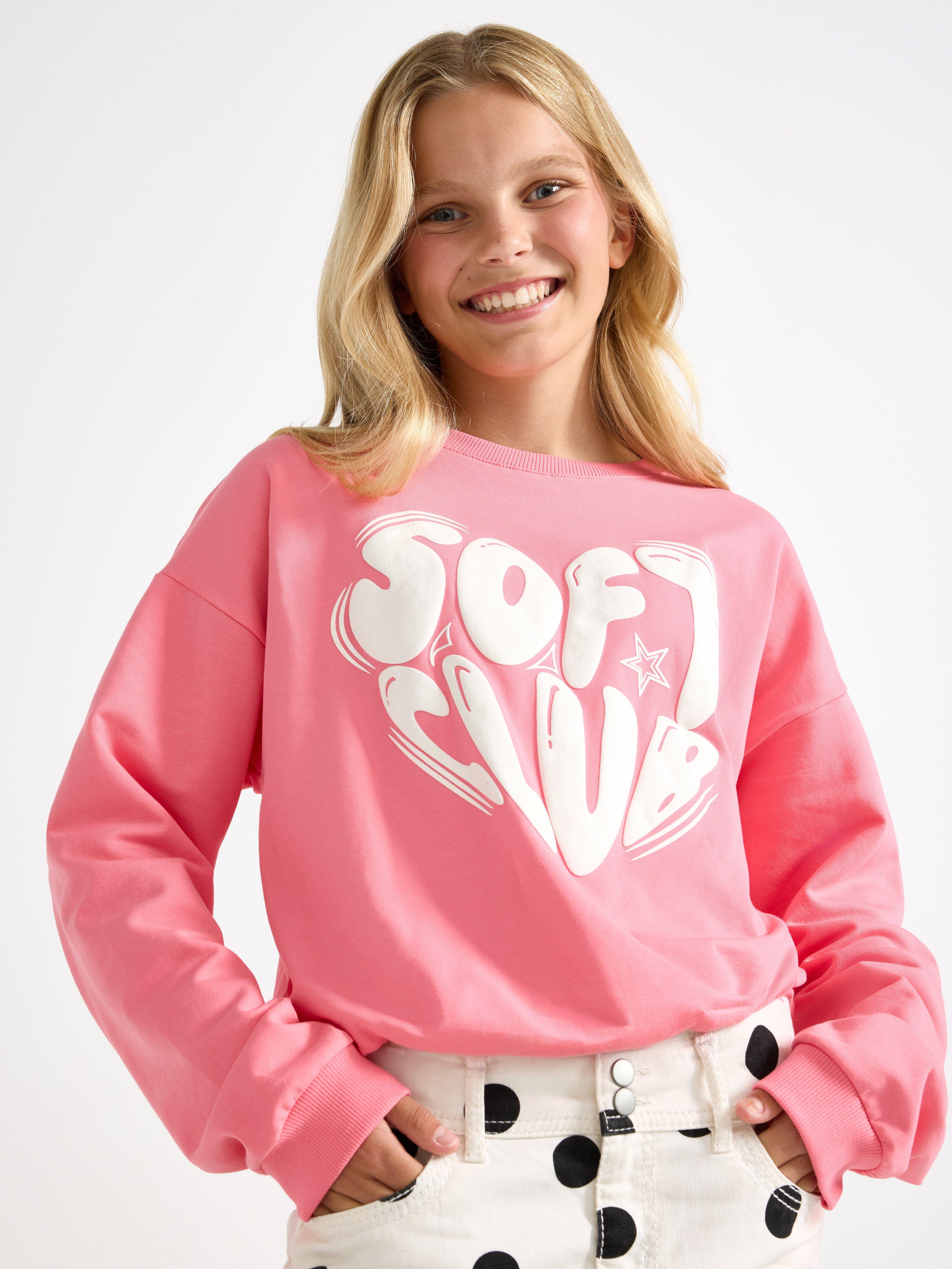 Sweatshirt -  - Pink