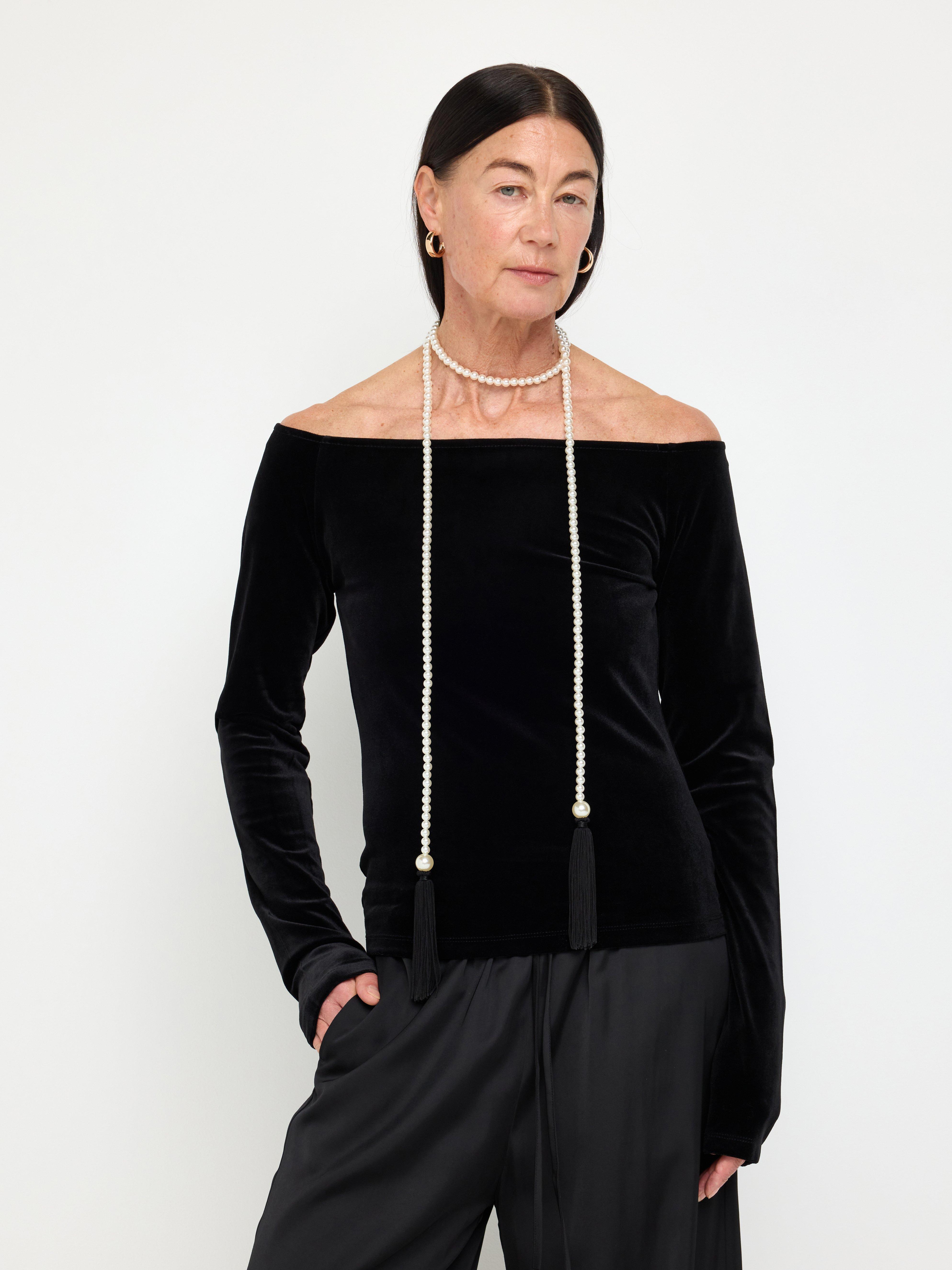 Top - Dame - Sort