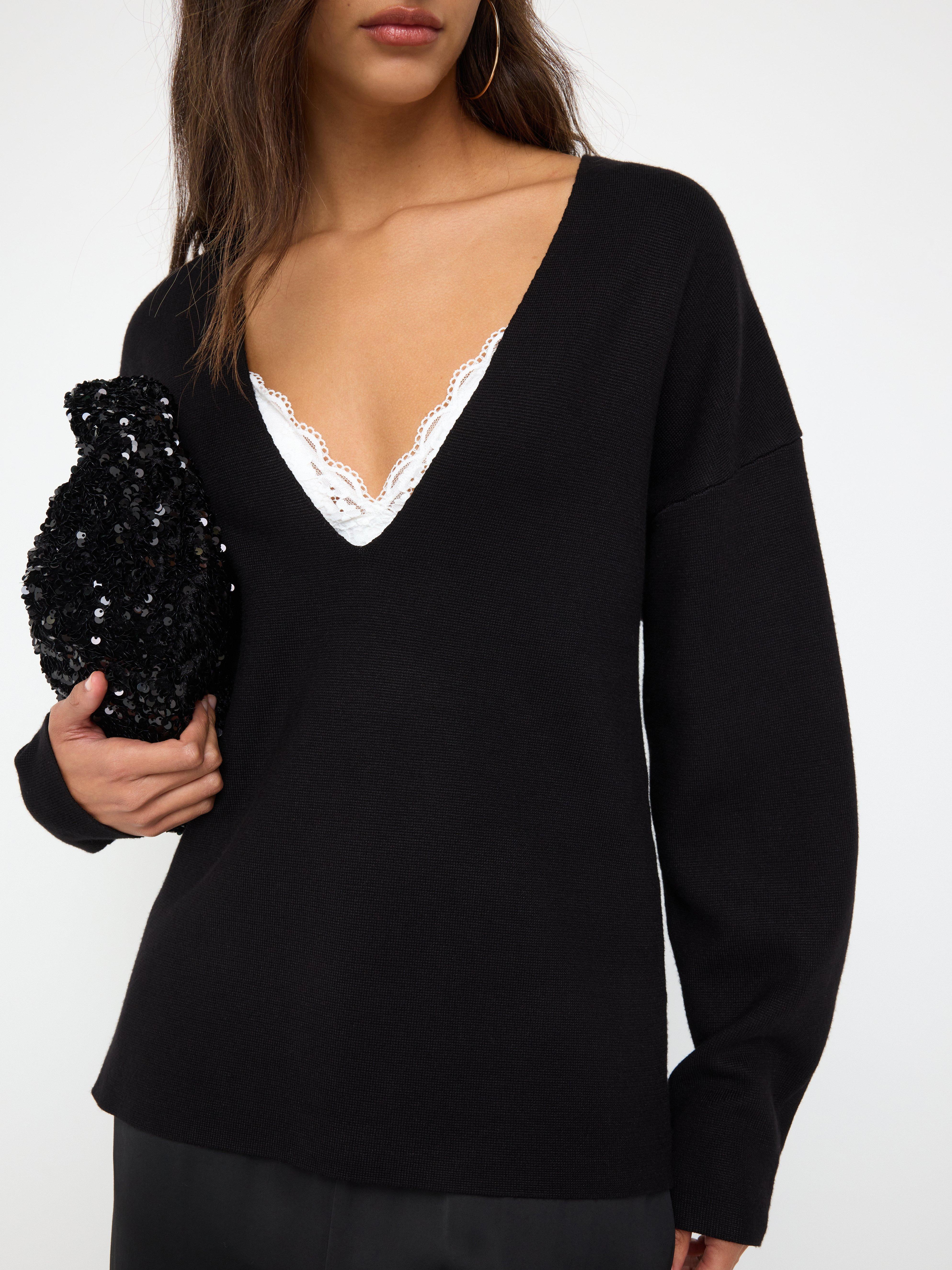Sweater - Dame - Sort