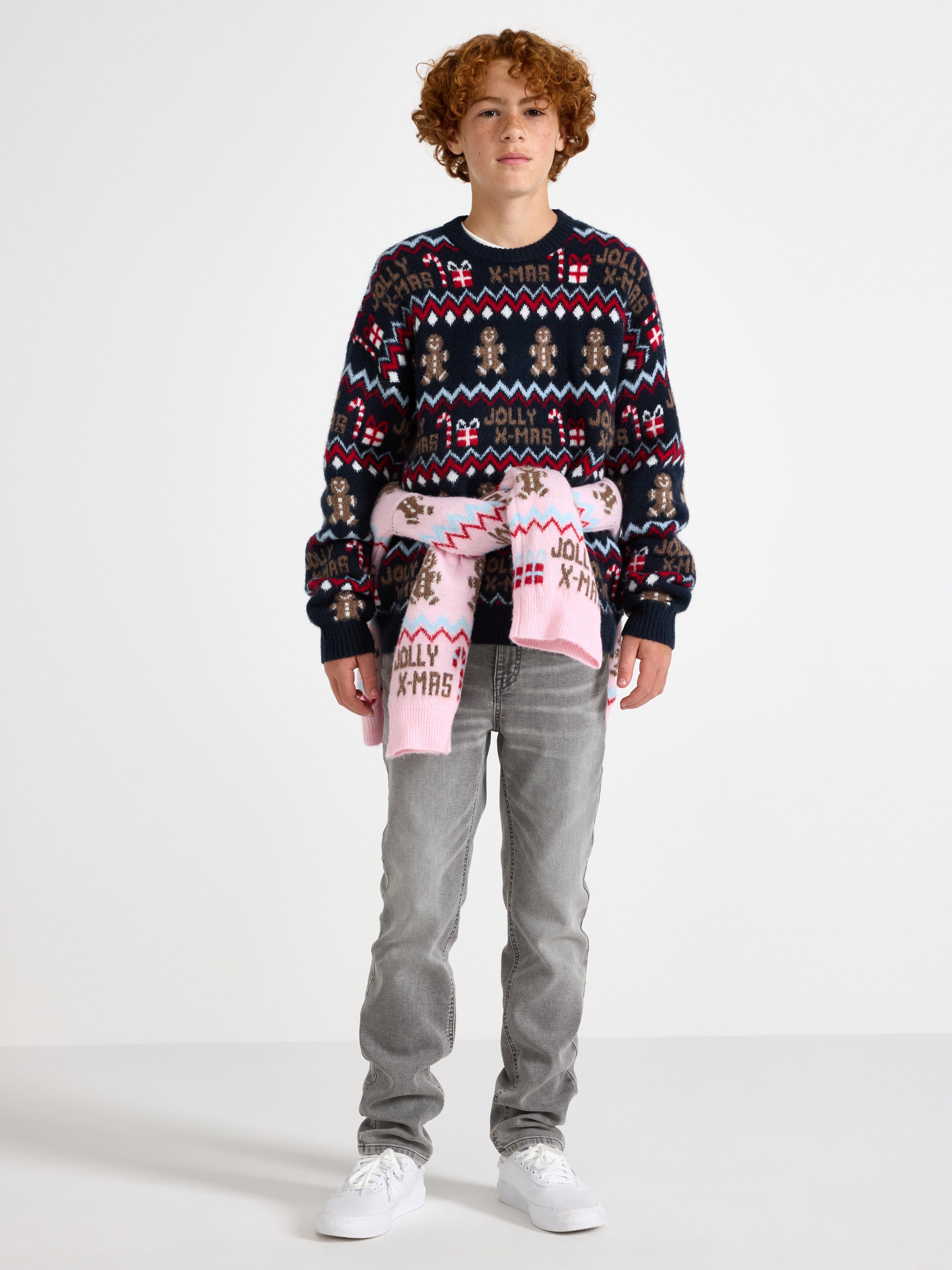 Sweater - Børn - Blå