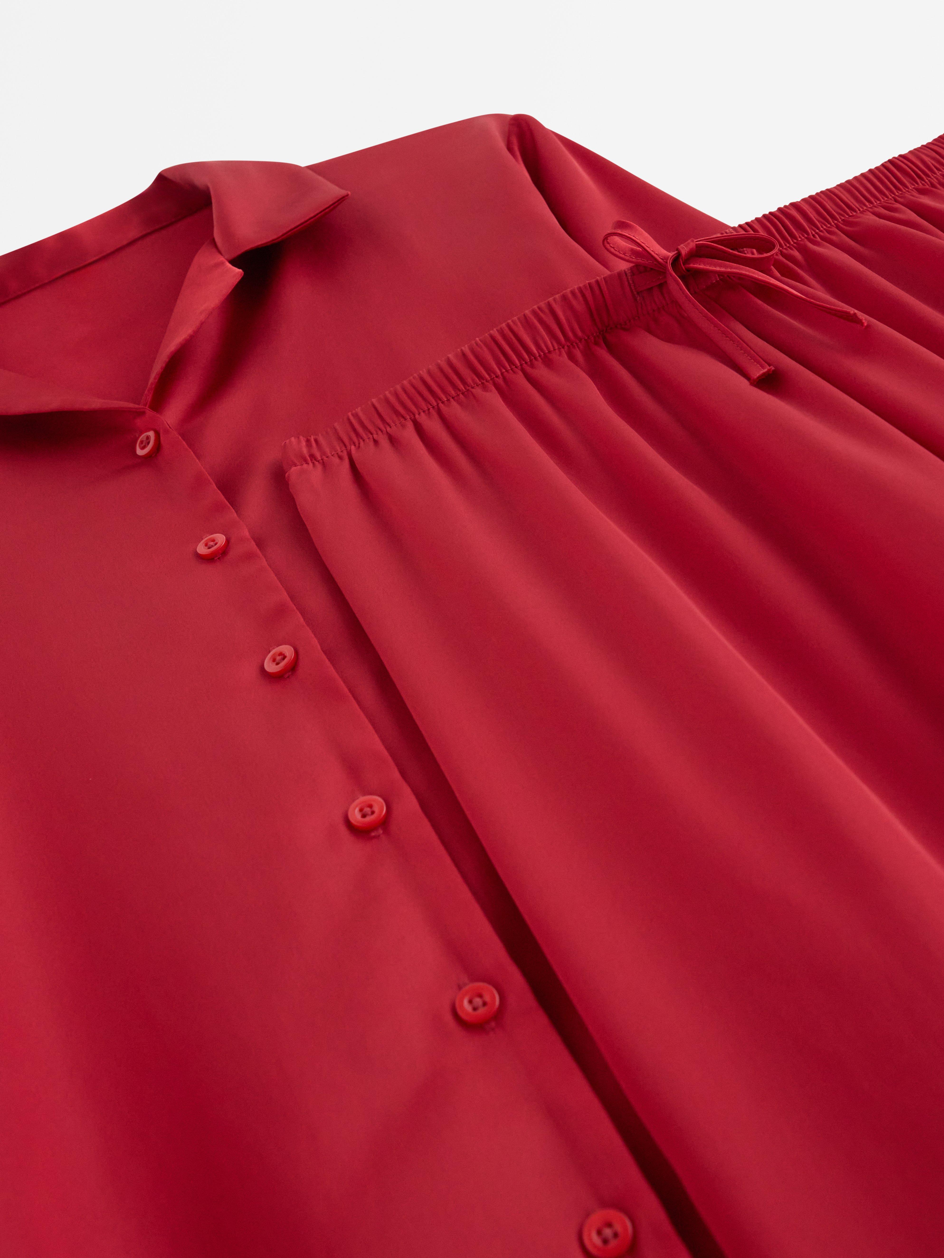 Pyžamový set - Děti - Červená