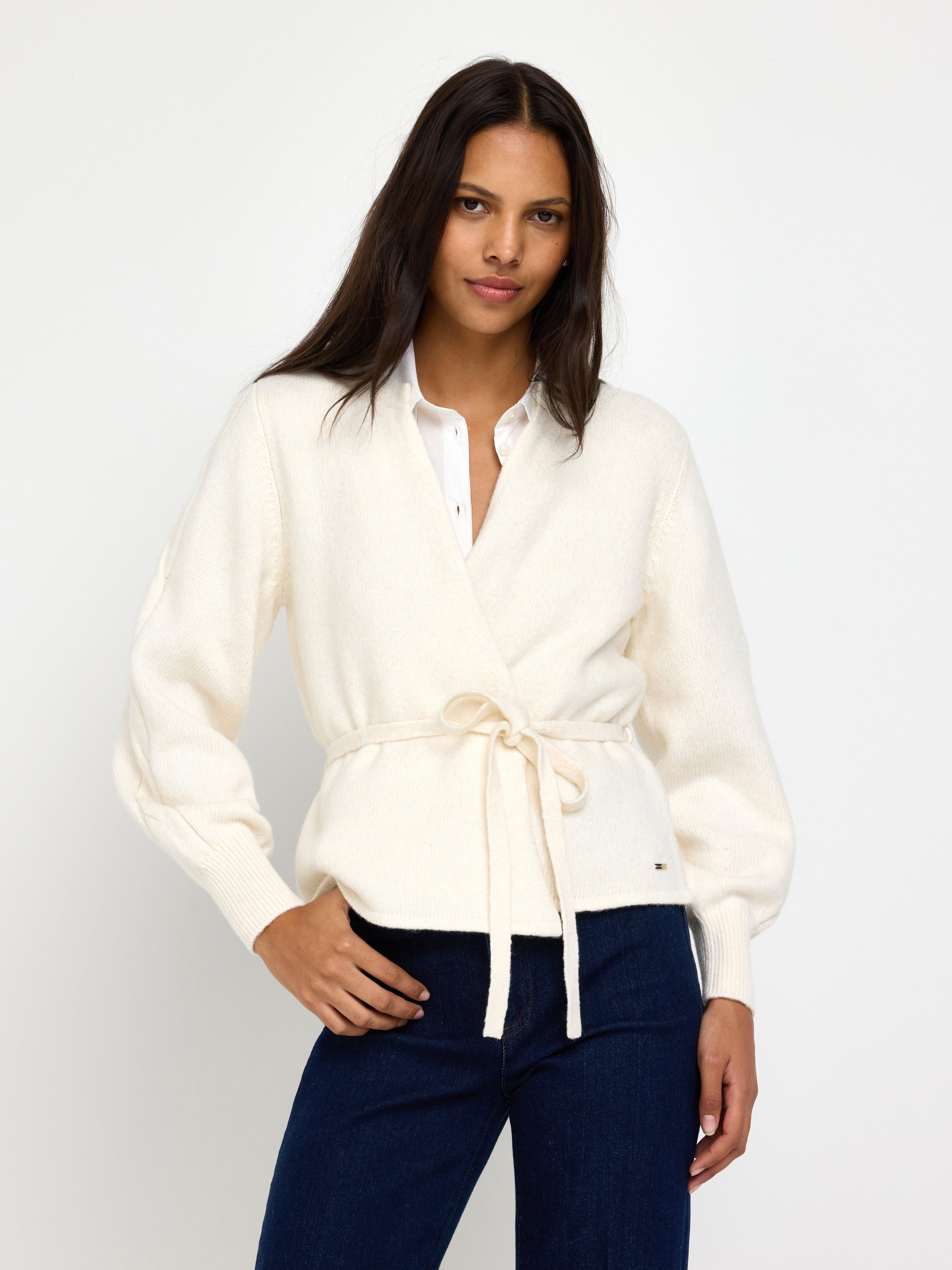 Cardigan - Dam - Vit