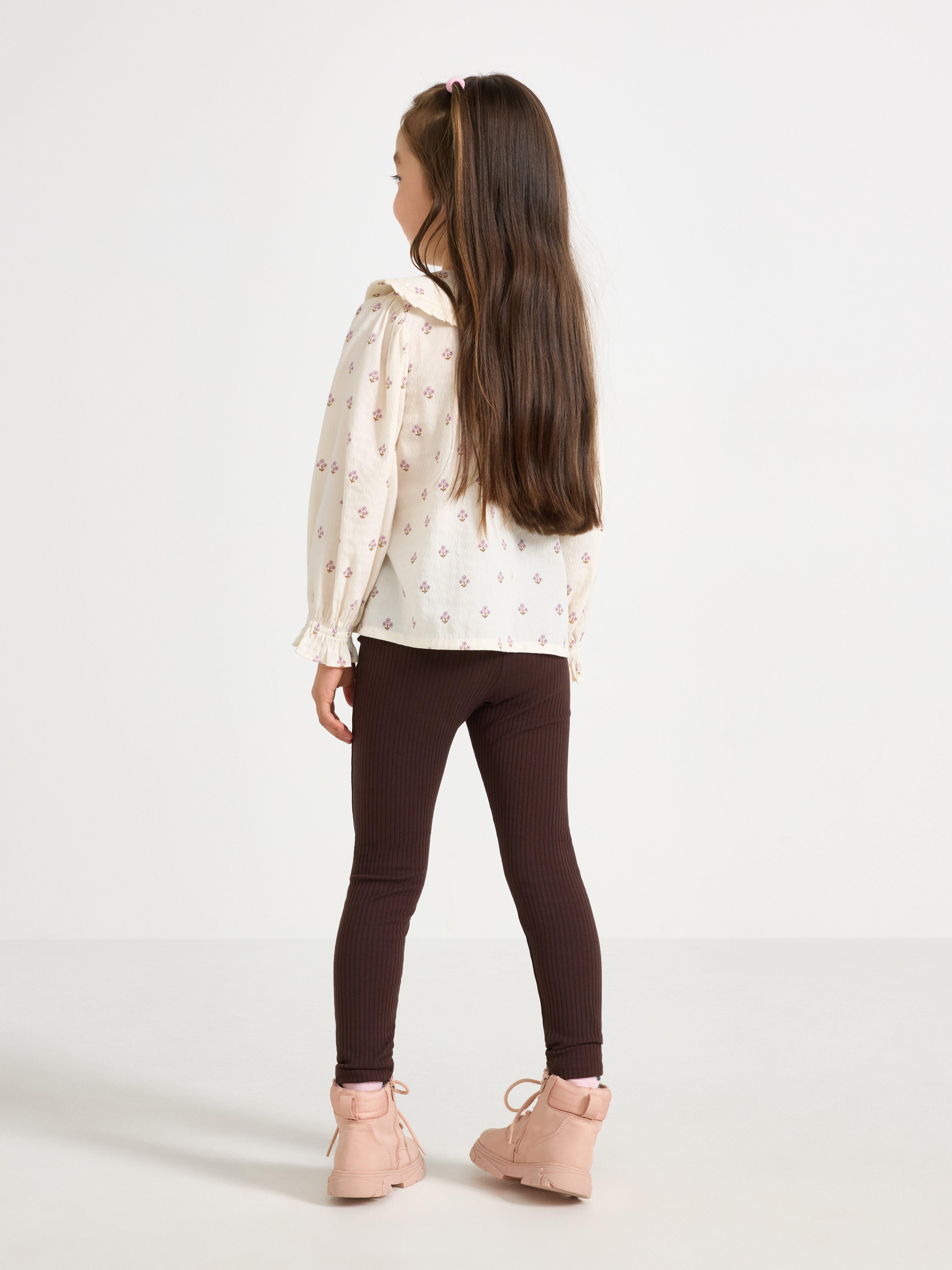 Leggings -  - Brown