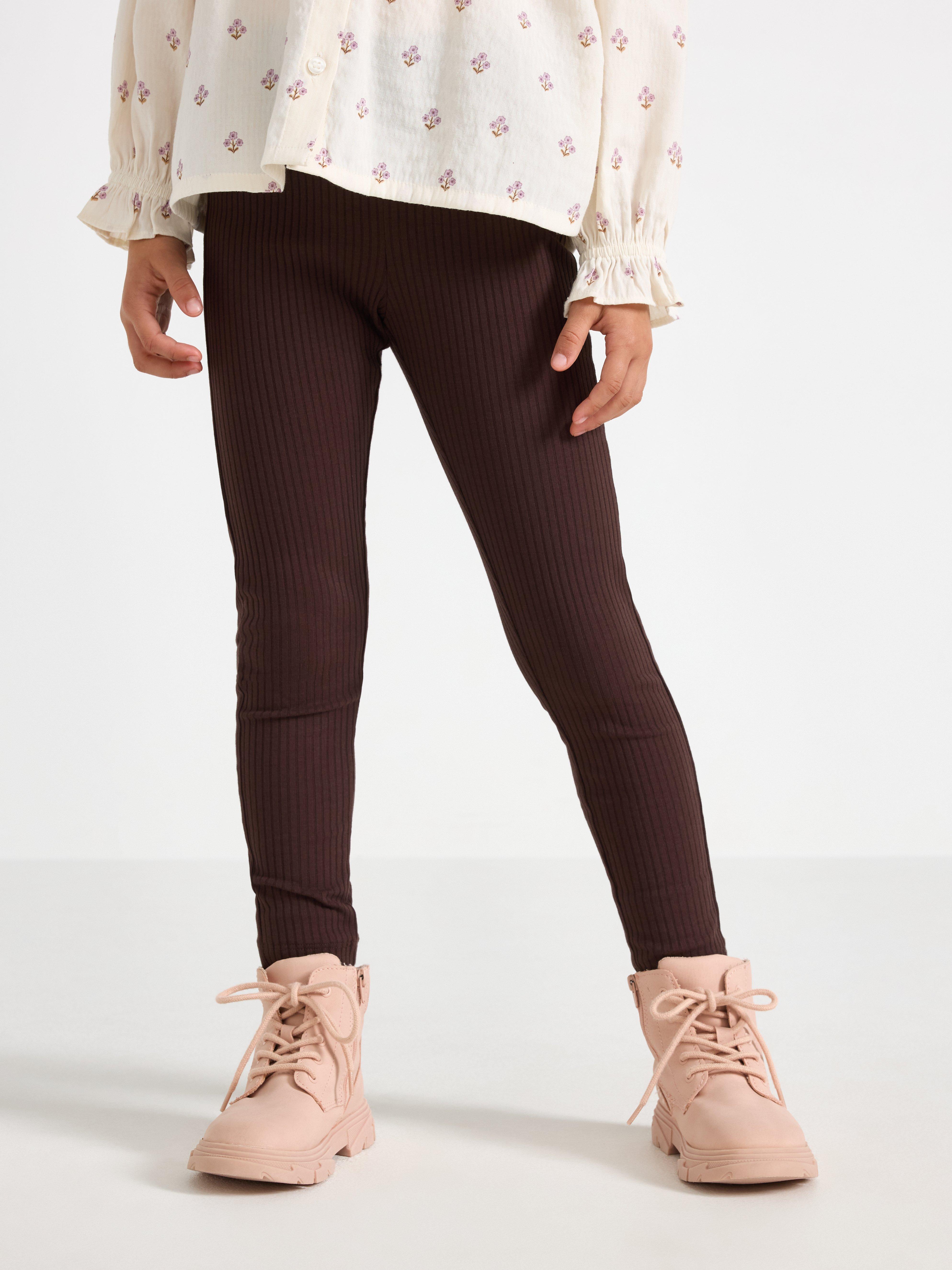 Leggings -  - Brun