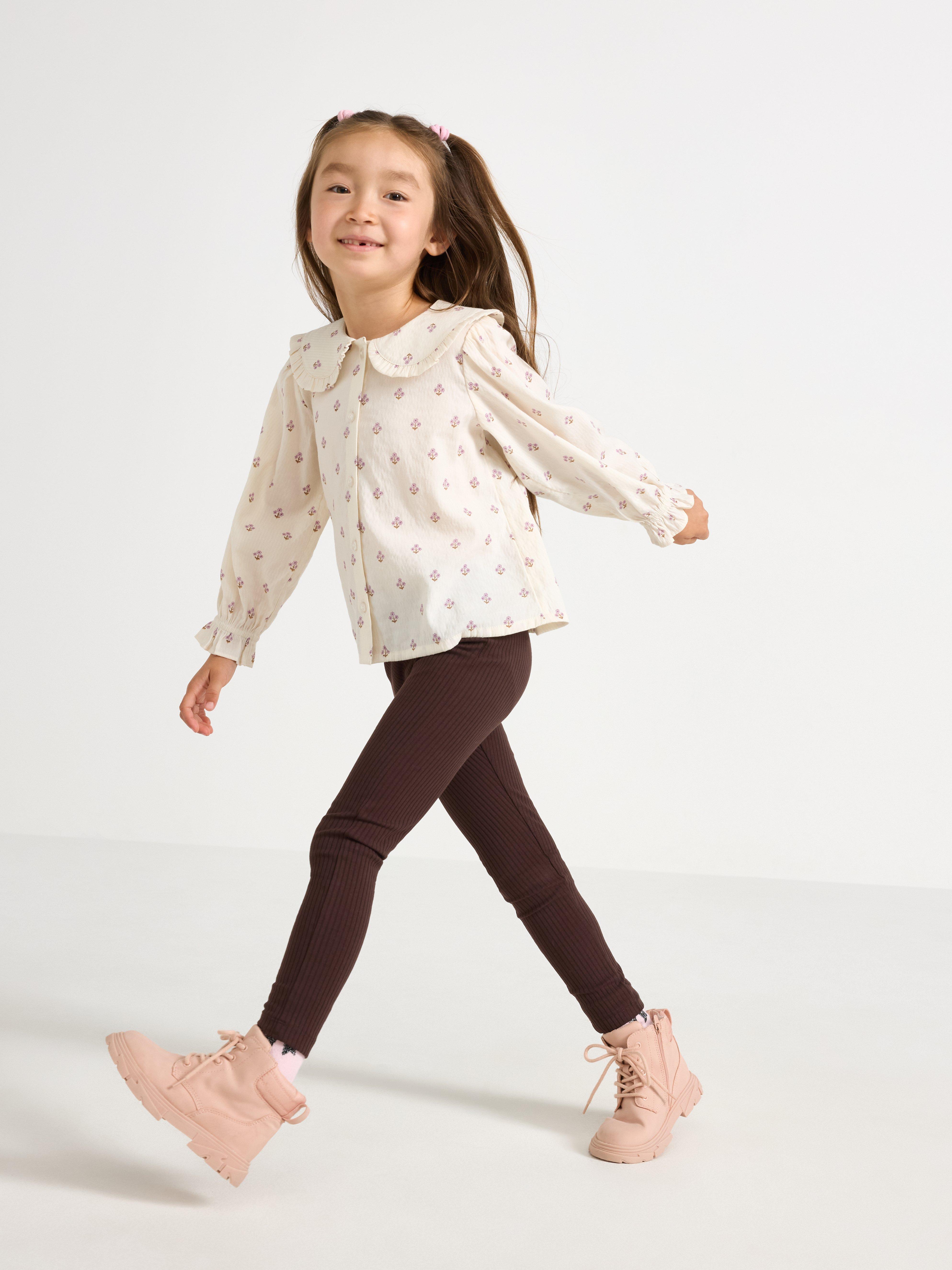 Leggings -  - Brown