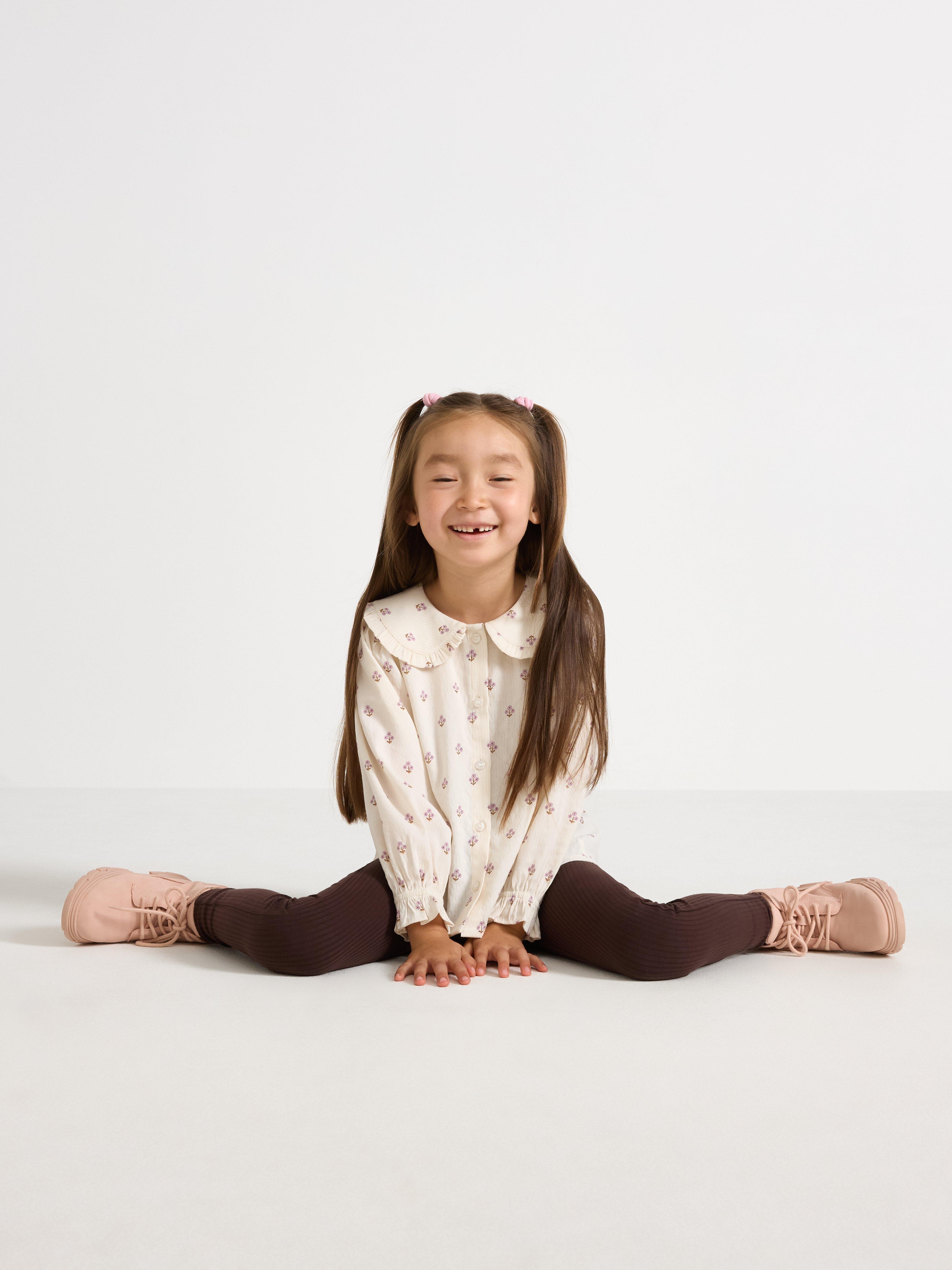 Leggings -  - Brown