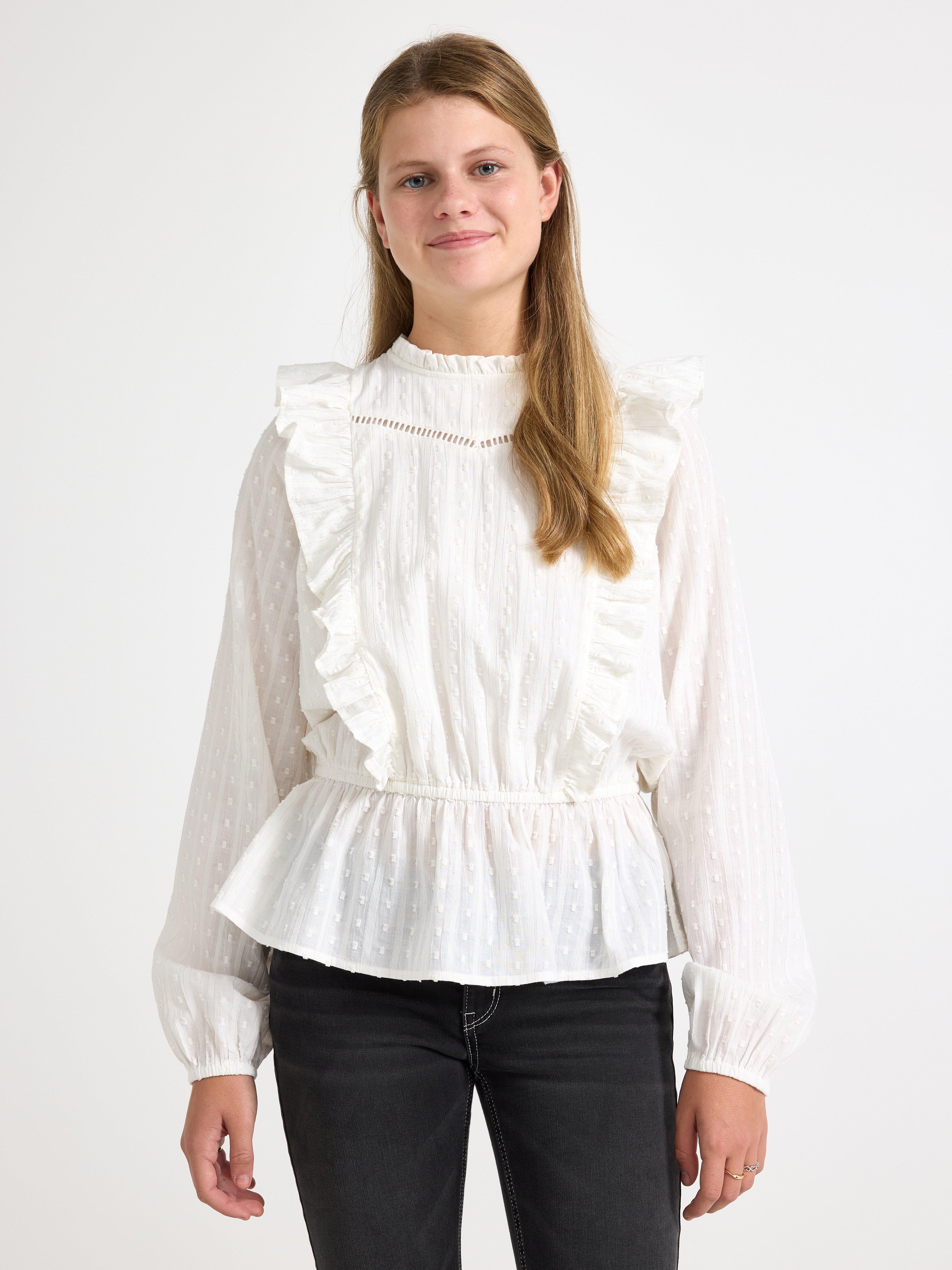 Bluse - Børn - Hvid