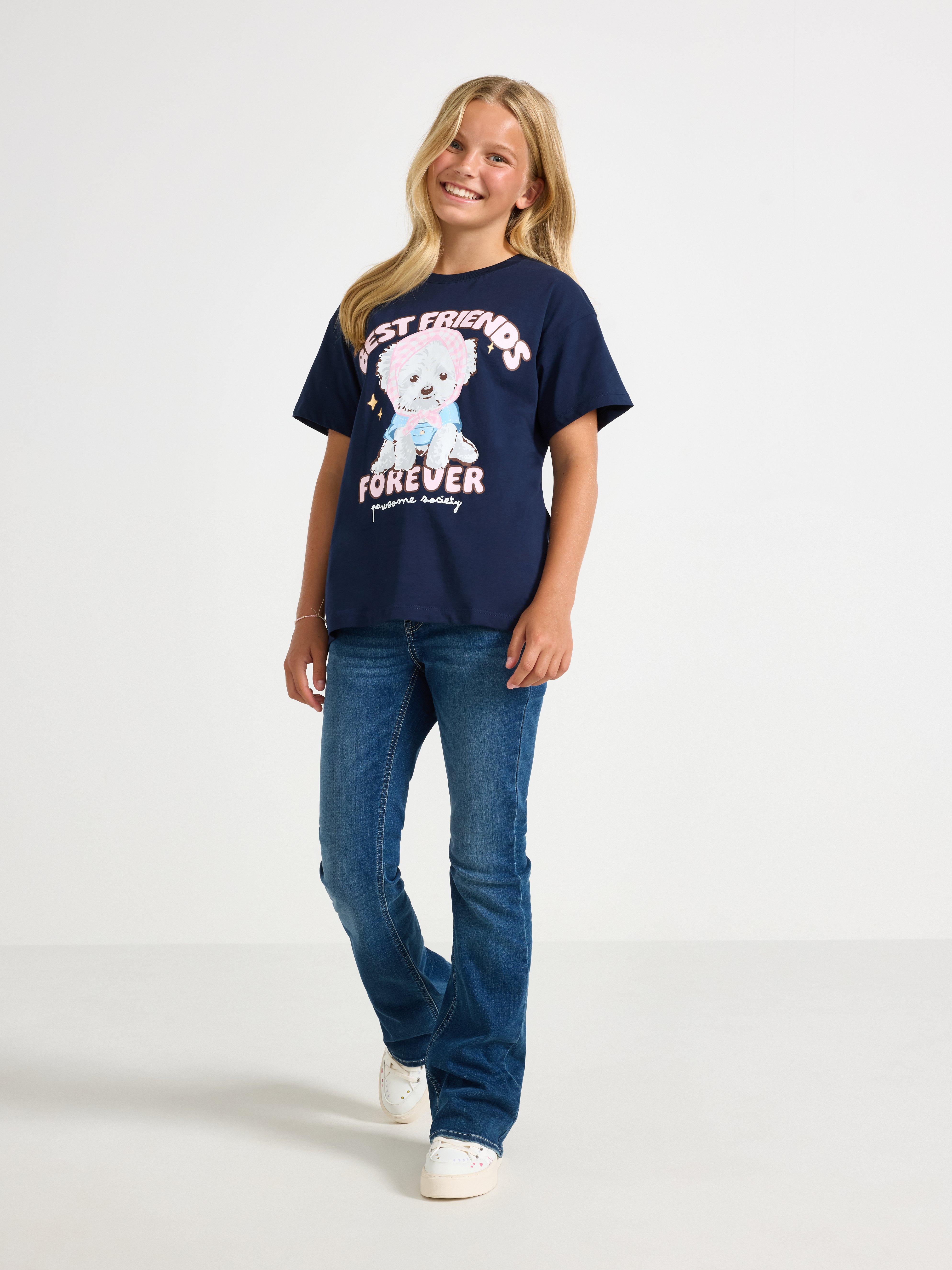T-shirt - Barn - Blå