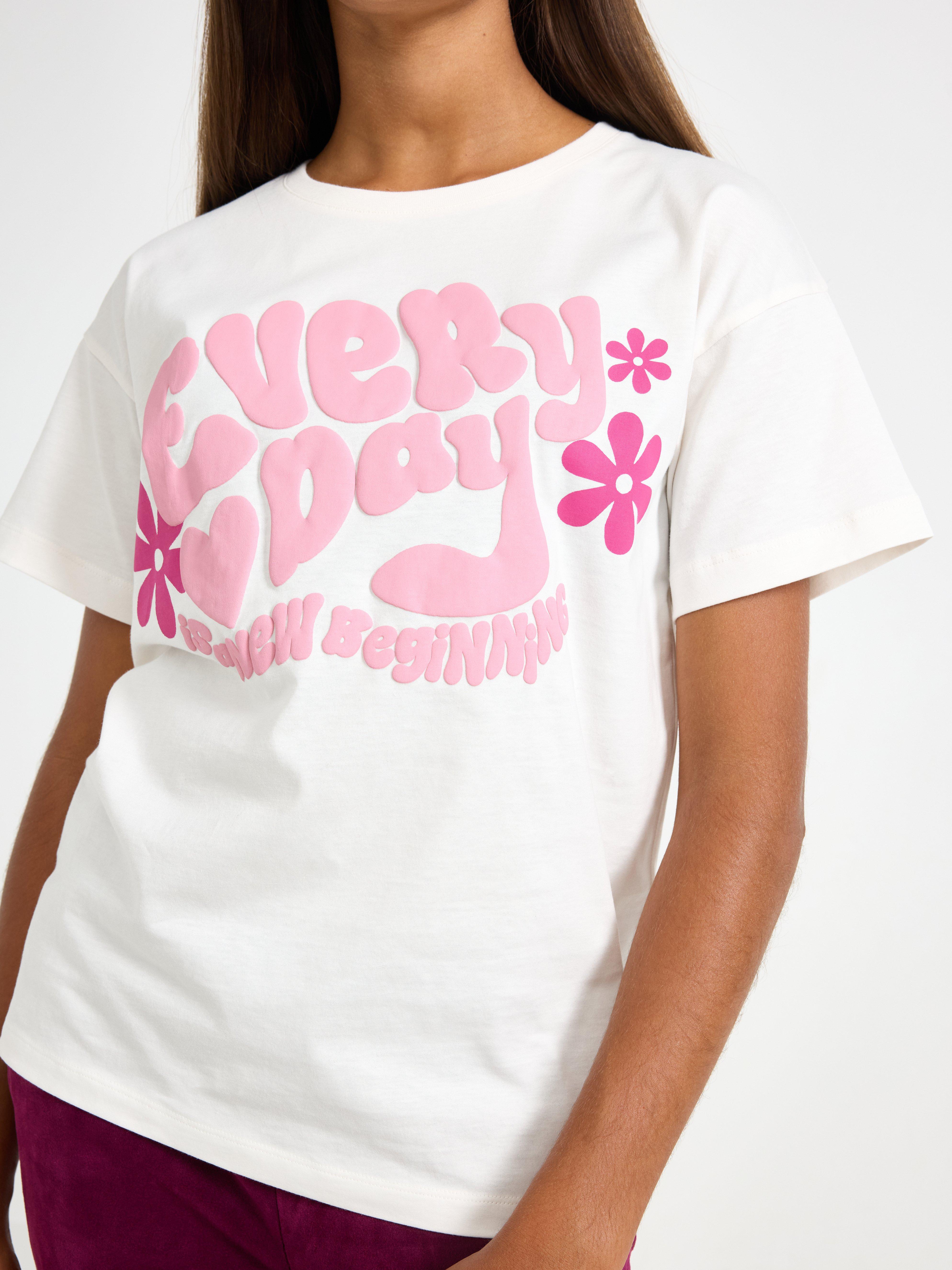 T-shirt -  - White