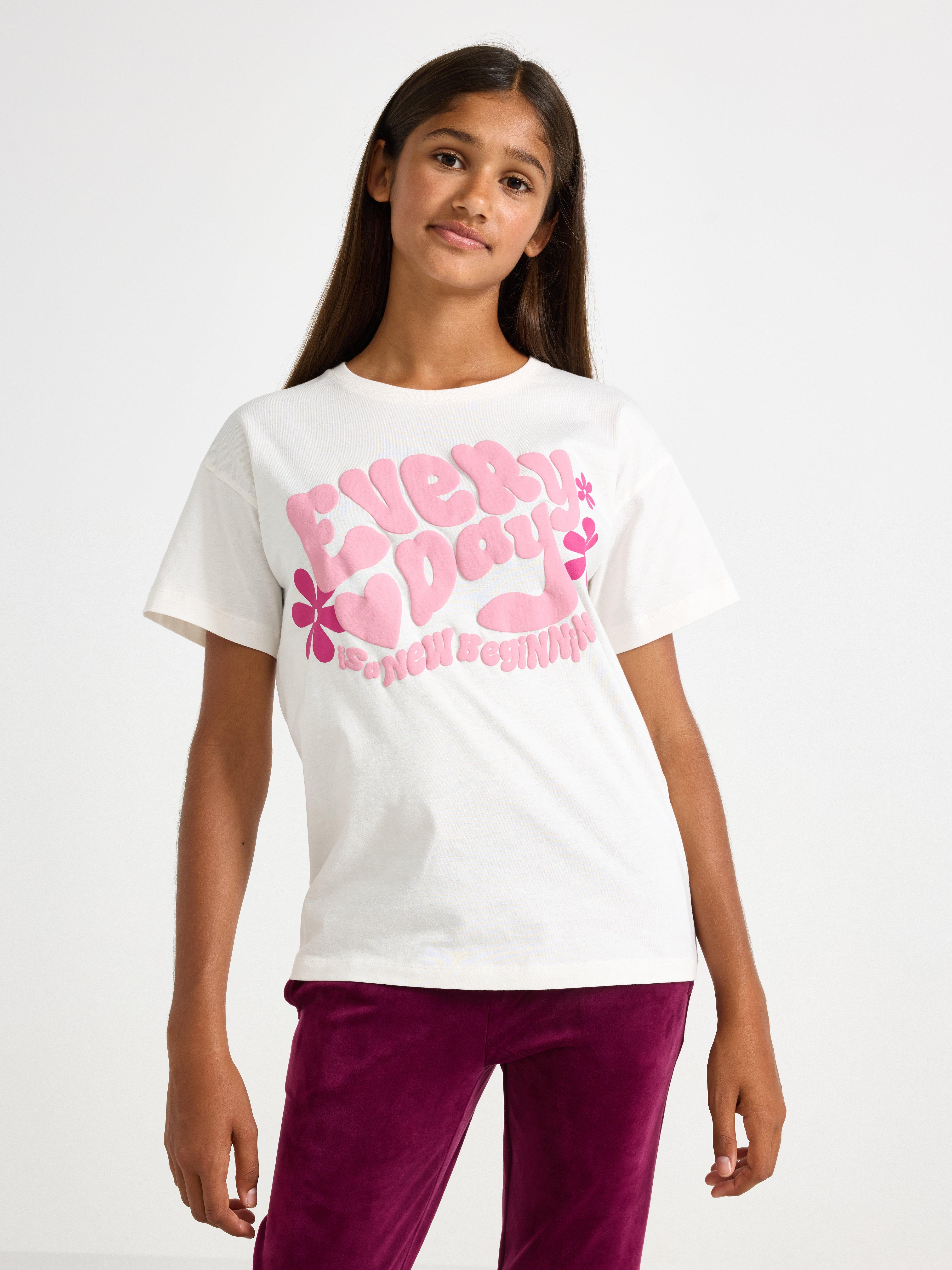 T-shirt -  - White