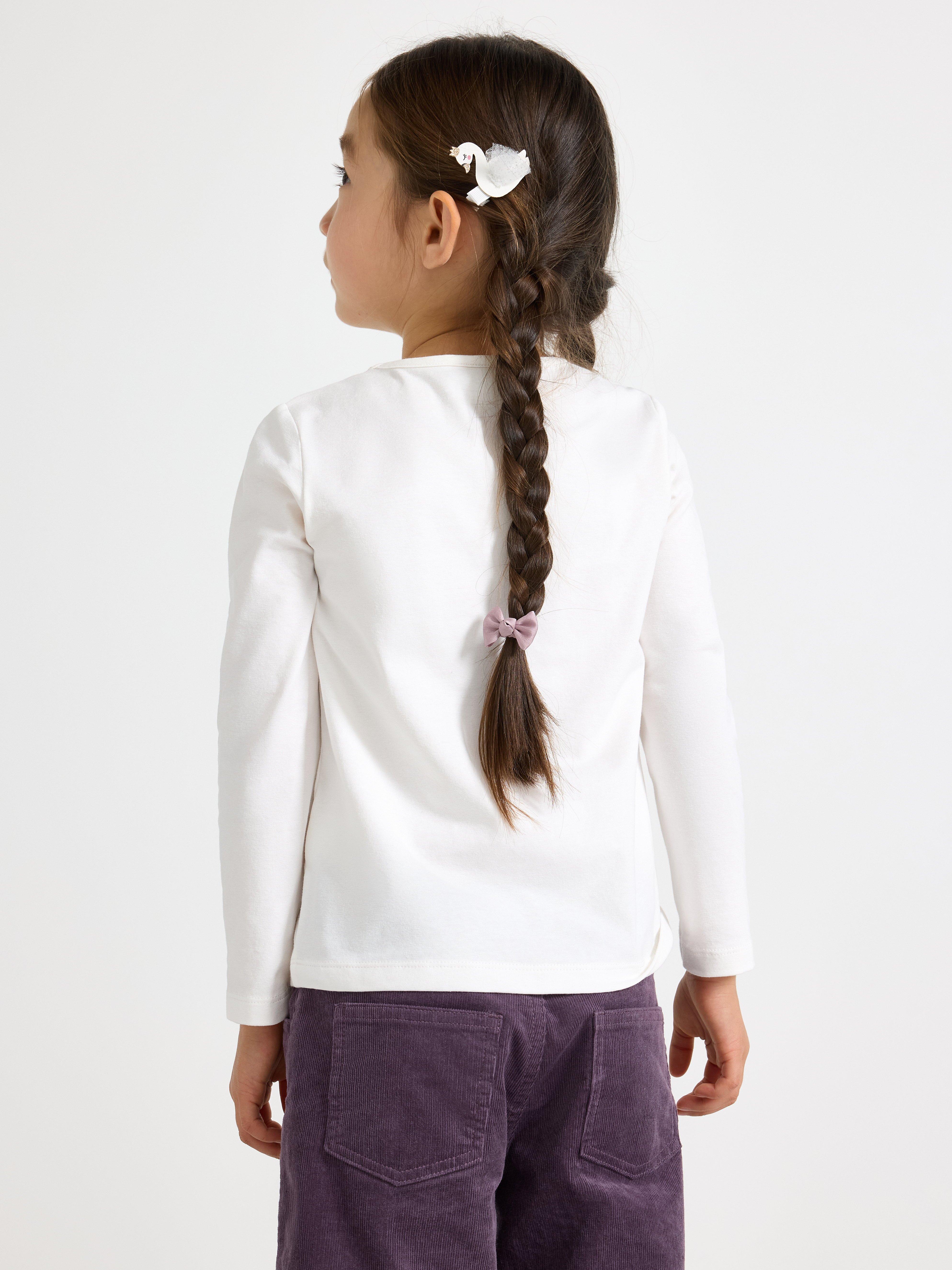 Top - Kids Wear - White