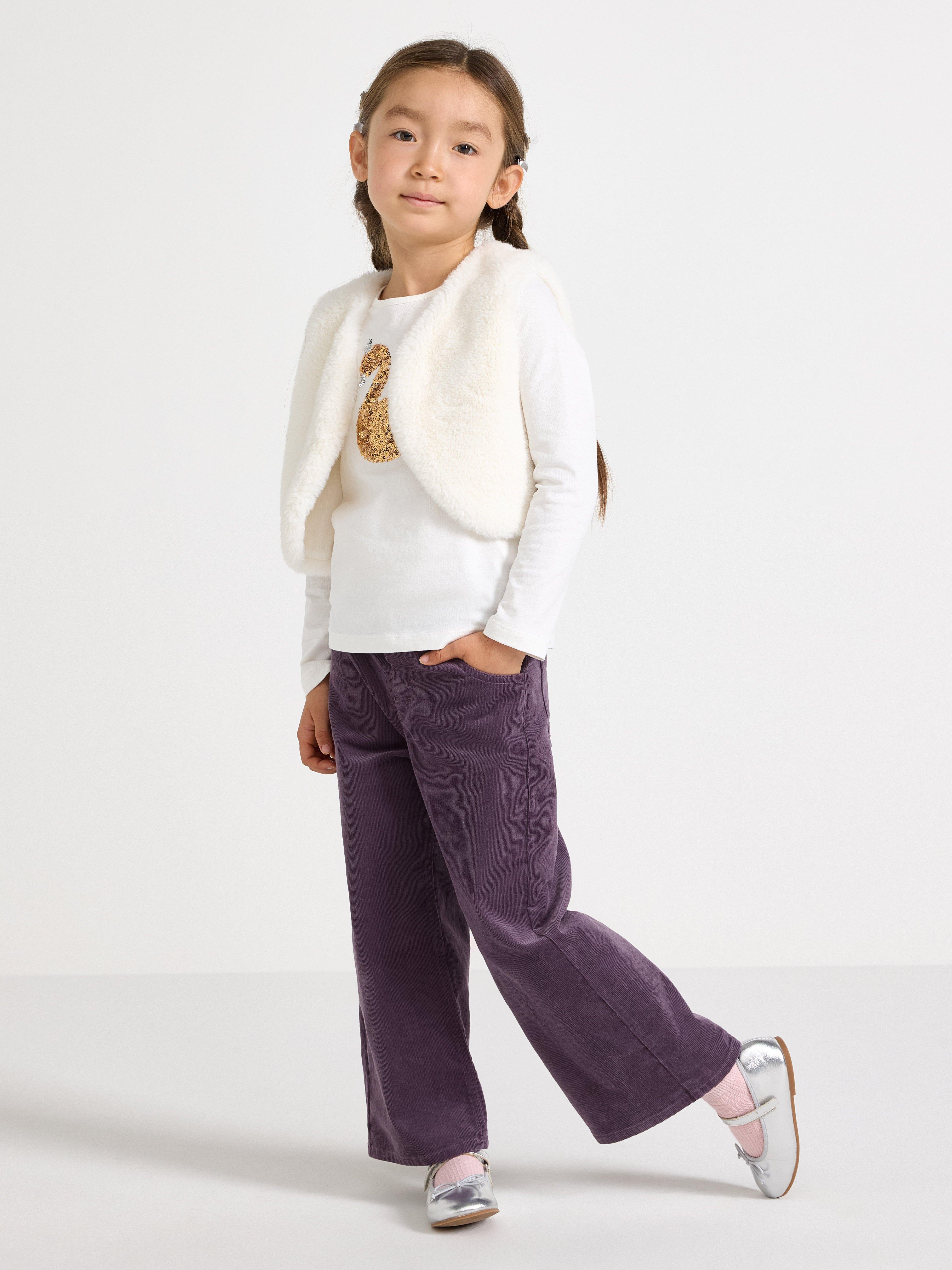 Top - Kids Wear - White