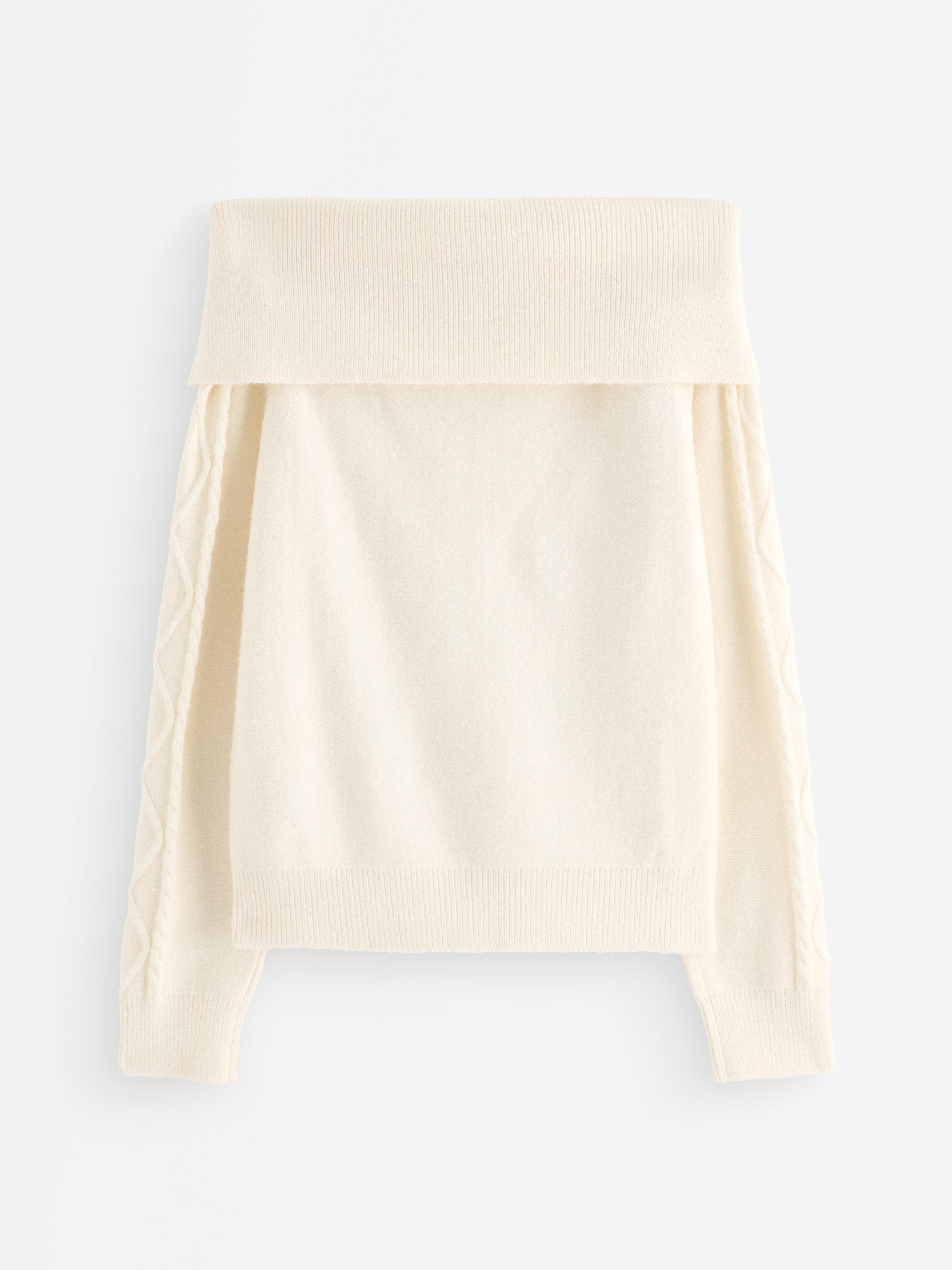 Sweater - Dame - Hvid