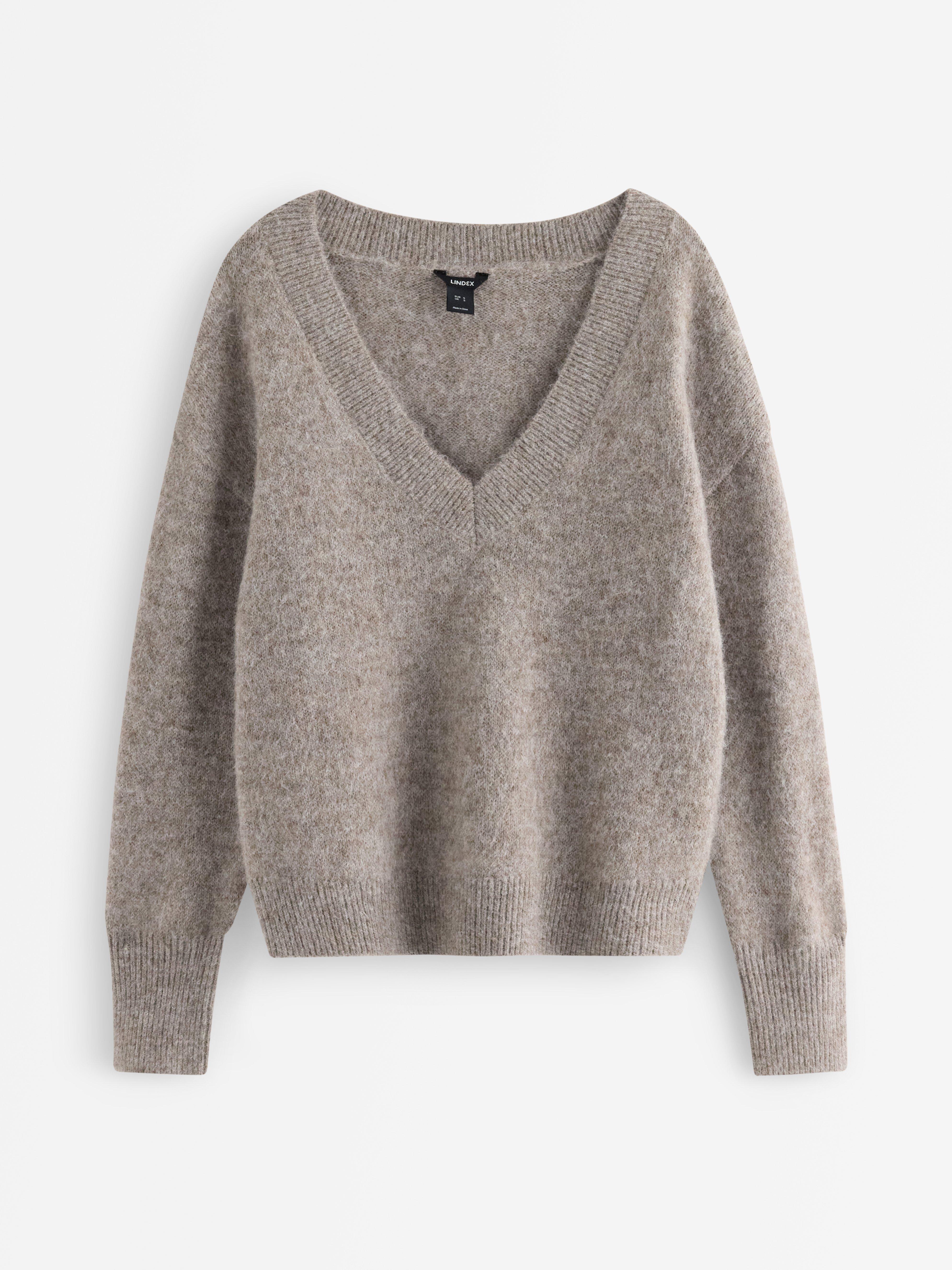 Sweater - Dame - Beige