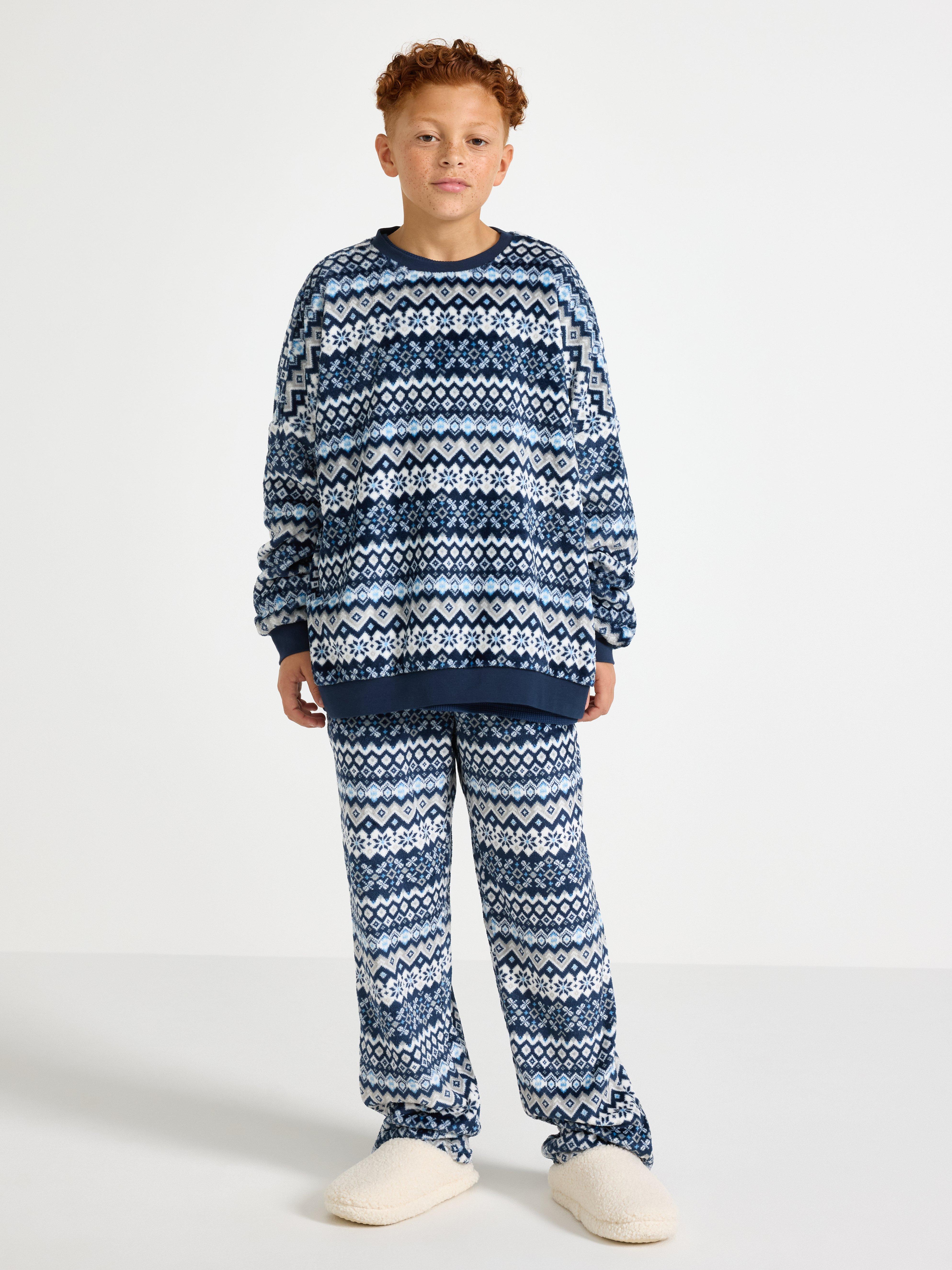 Pyjamas-sæt - Børn - Blå