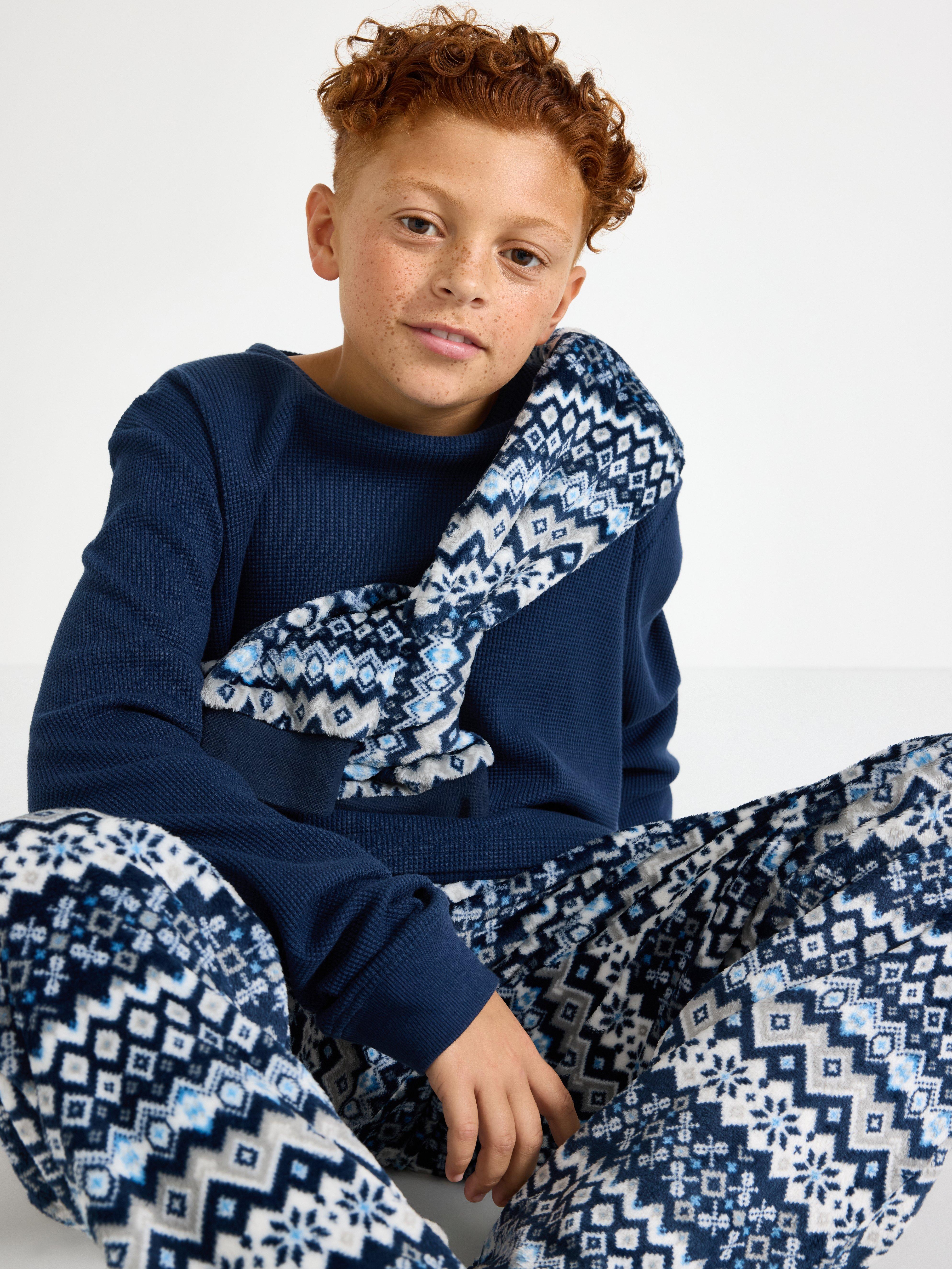 Pyjamas-sæt - Børn - Blå
