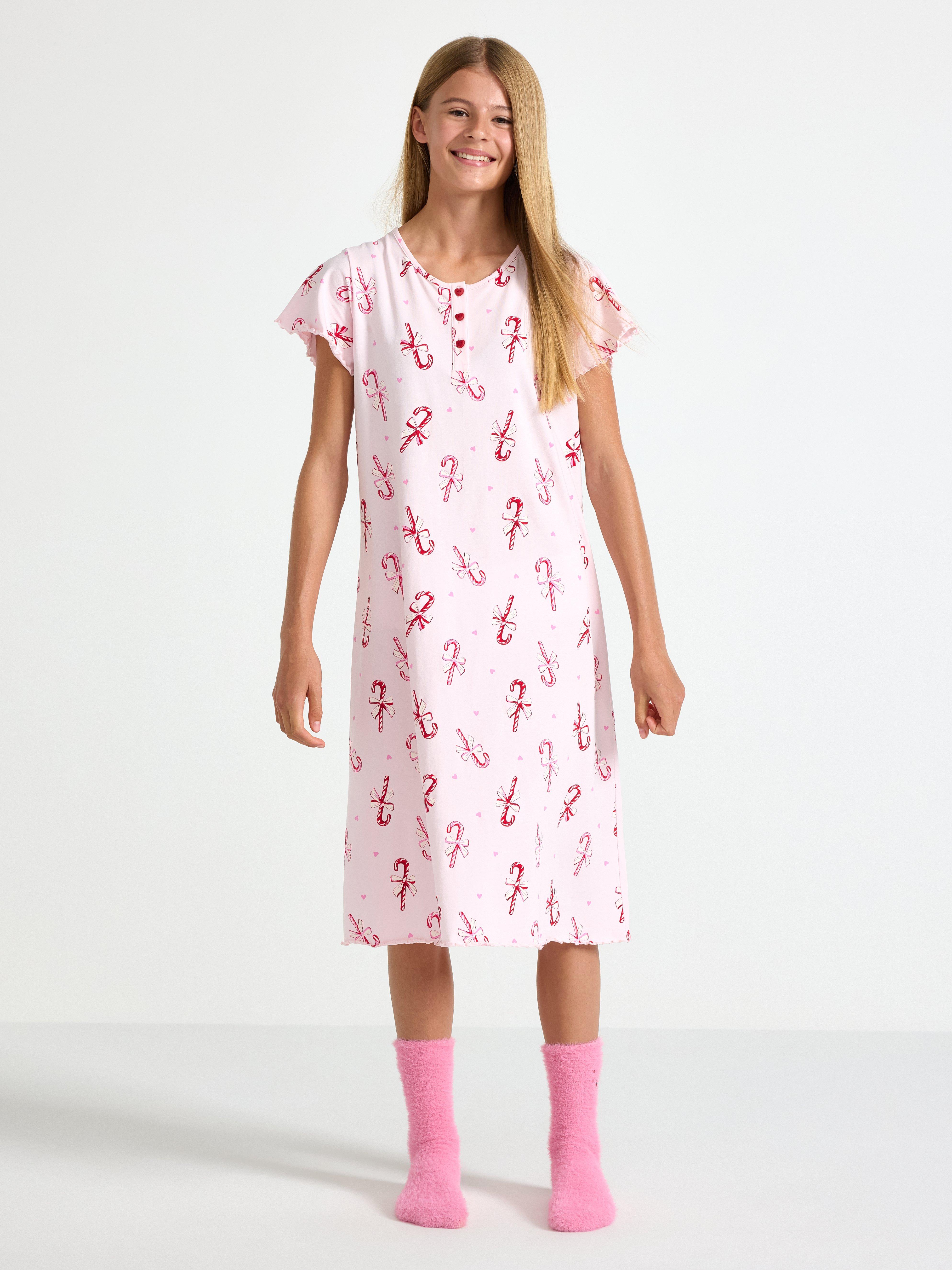 Night Dress -  - Pink