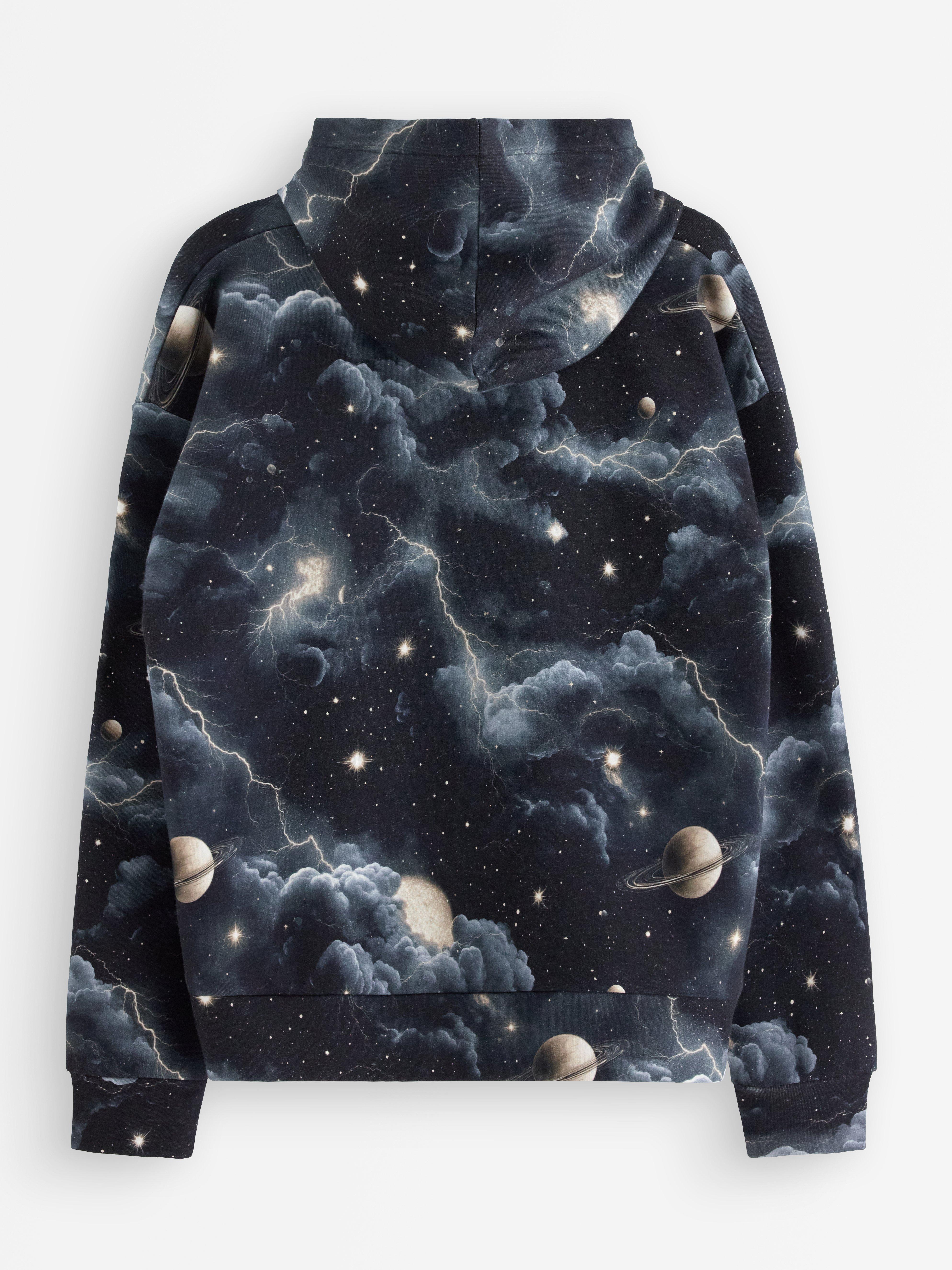 Sweatshirt med hætte - Børn - Blå