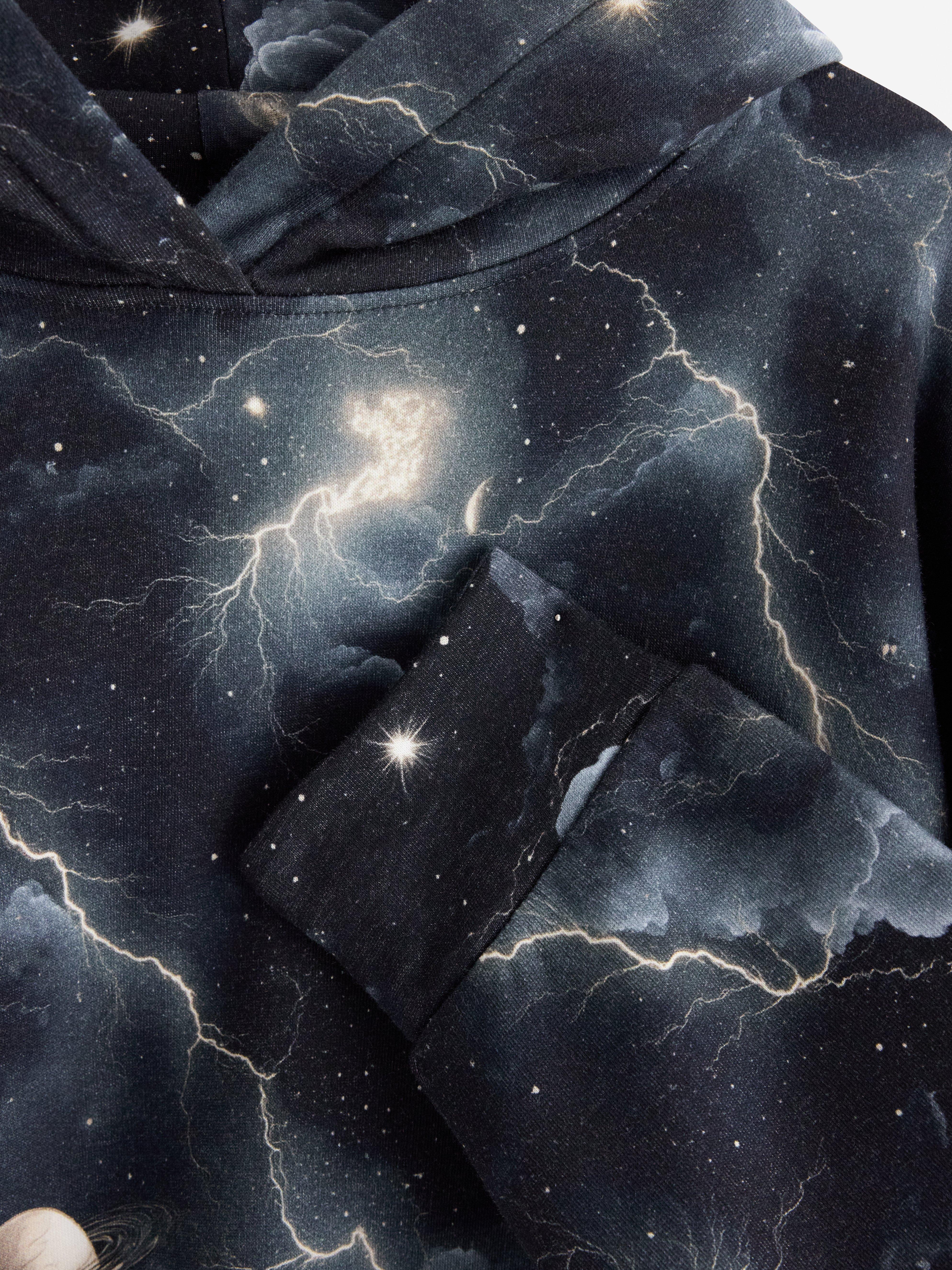 Mikina s kapucí - Děti - Modrá