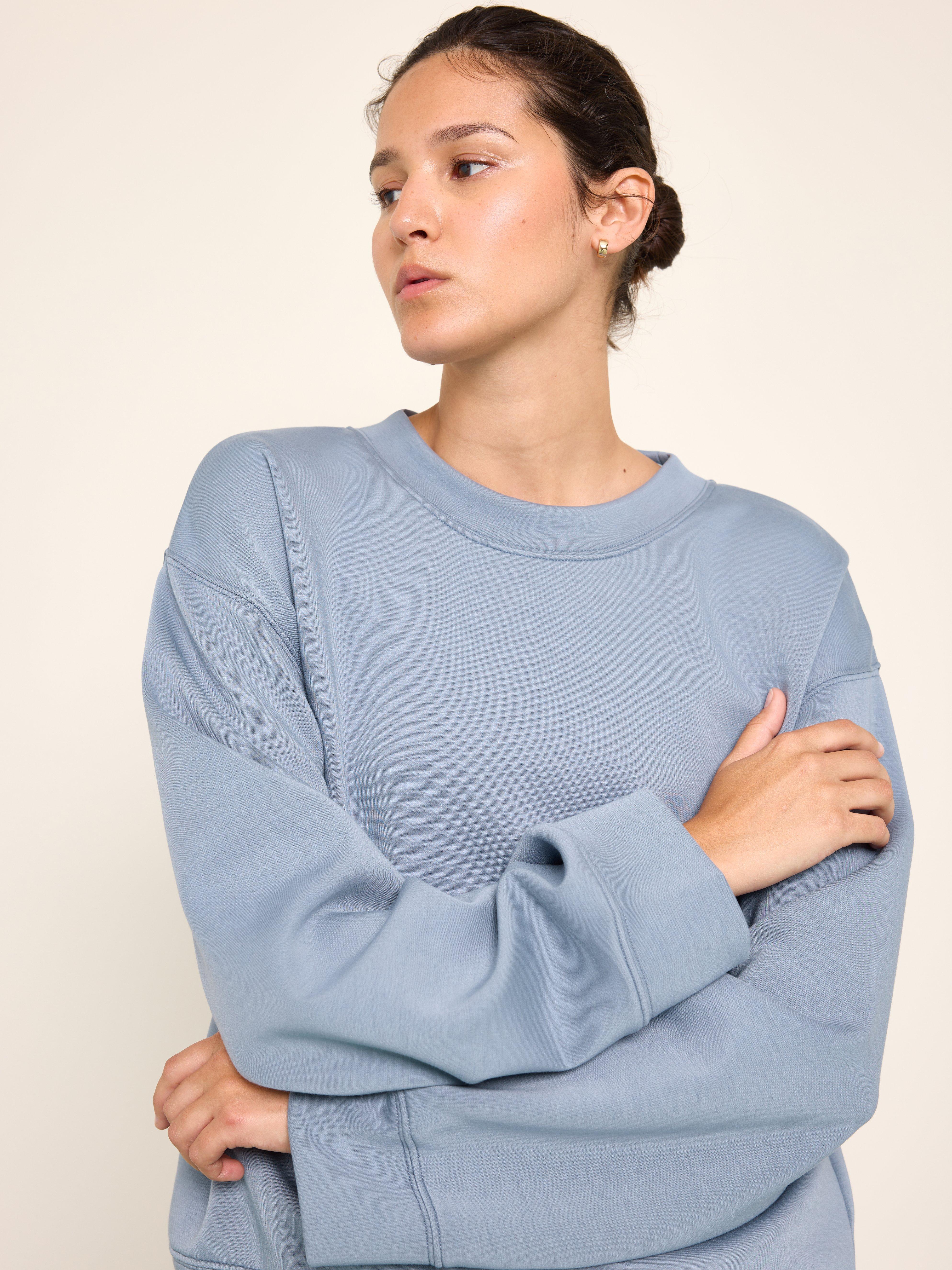 Sweatshirt - Womens Wear - Blue