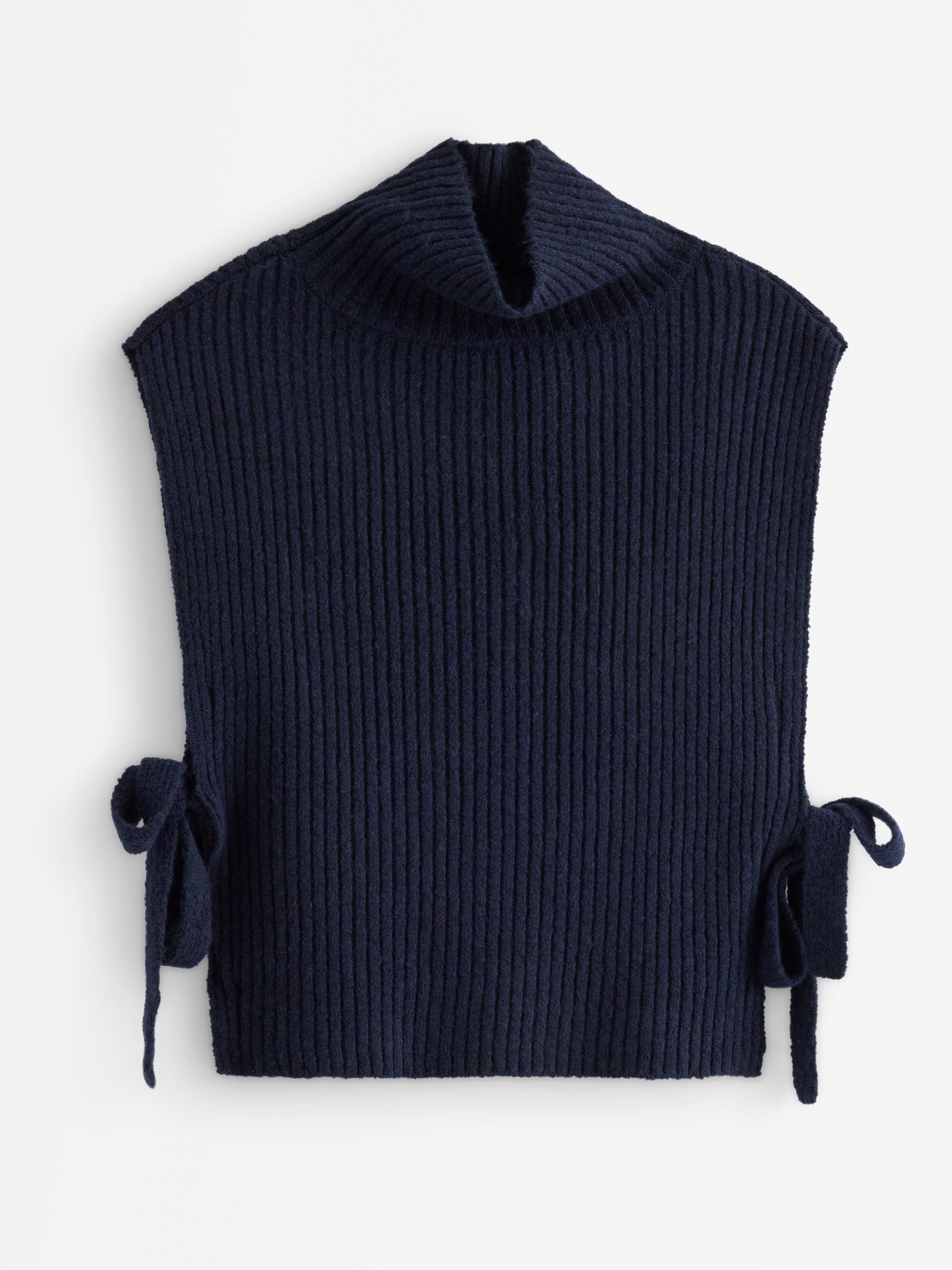 Polo Neck Collar - Womens Wear - Blue