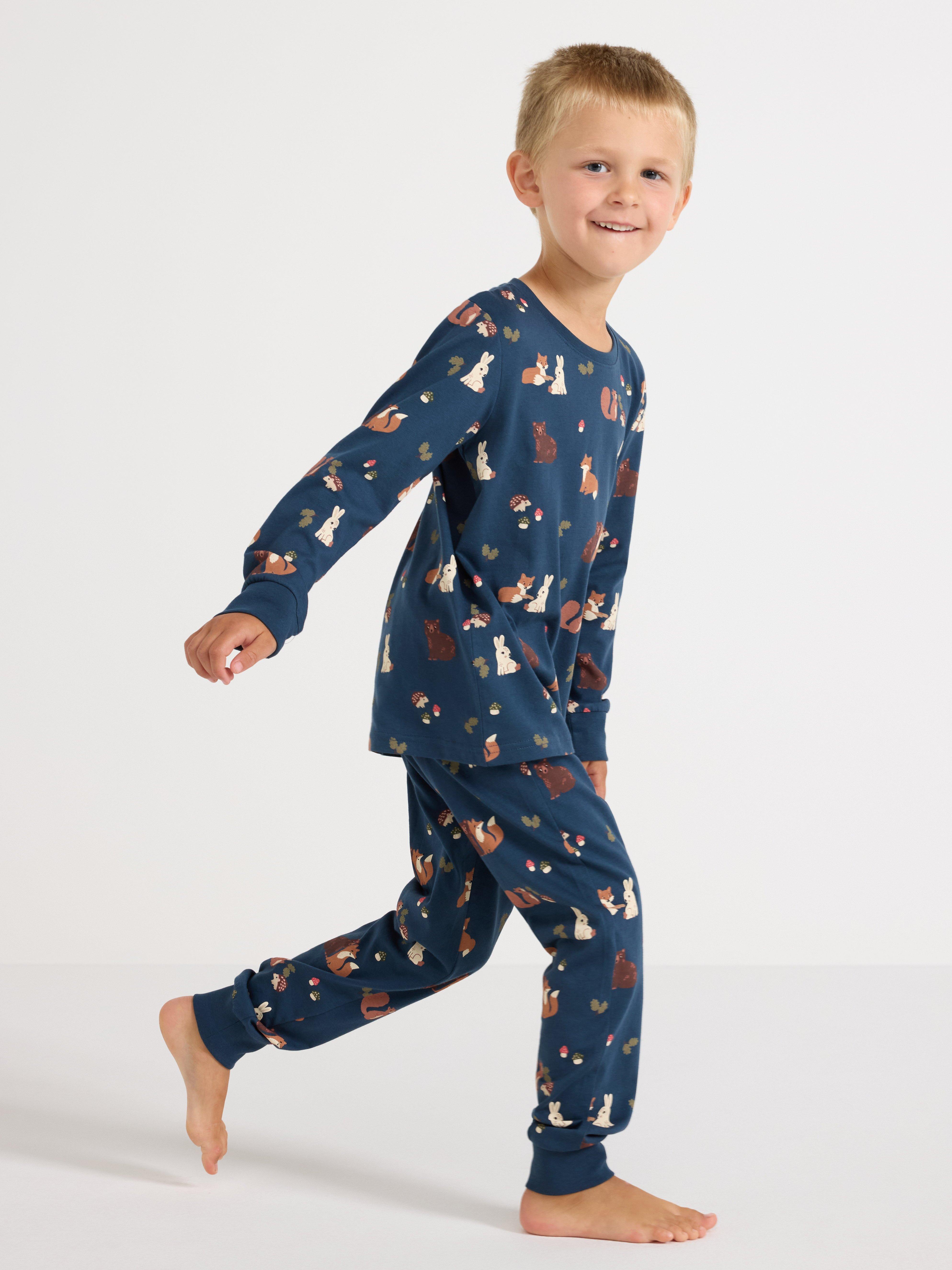 Pyjamas-sæt -  - Blå