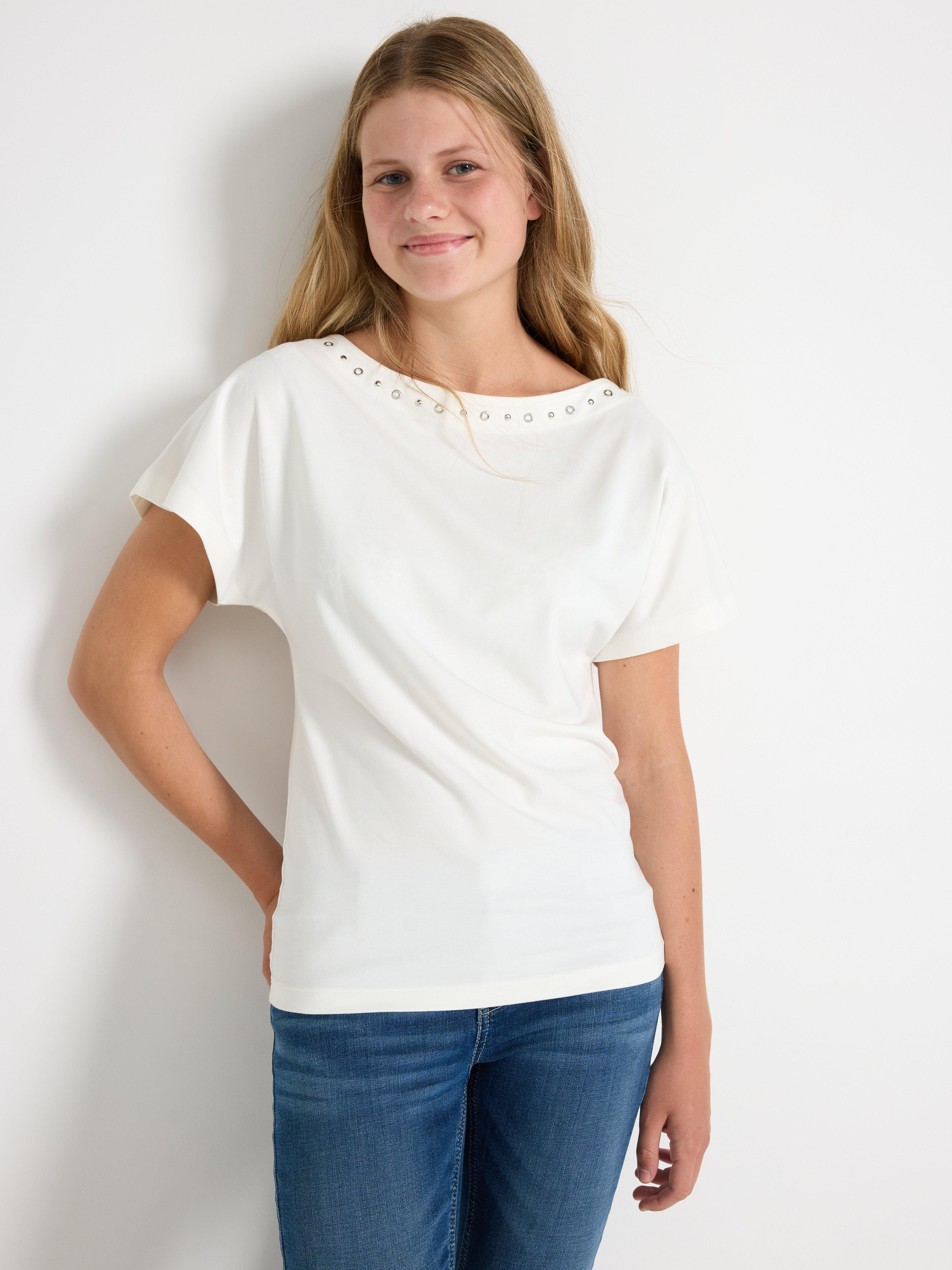 Top - Kids Wear - White