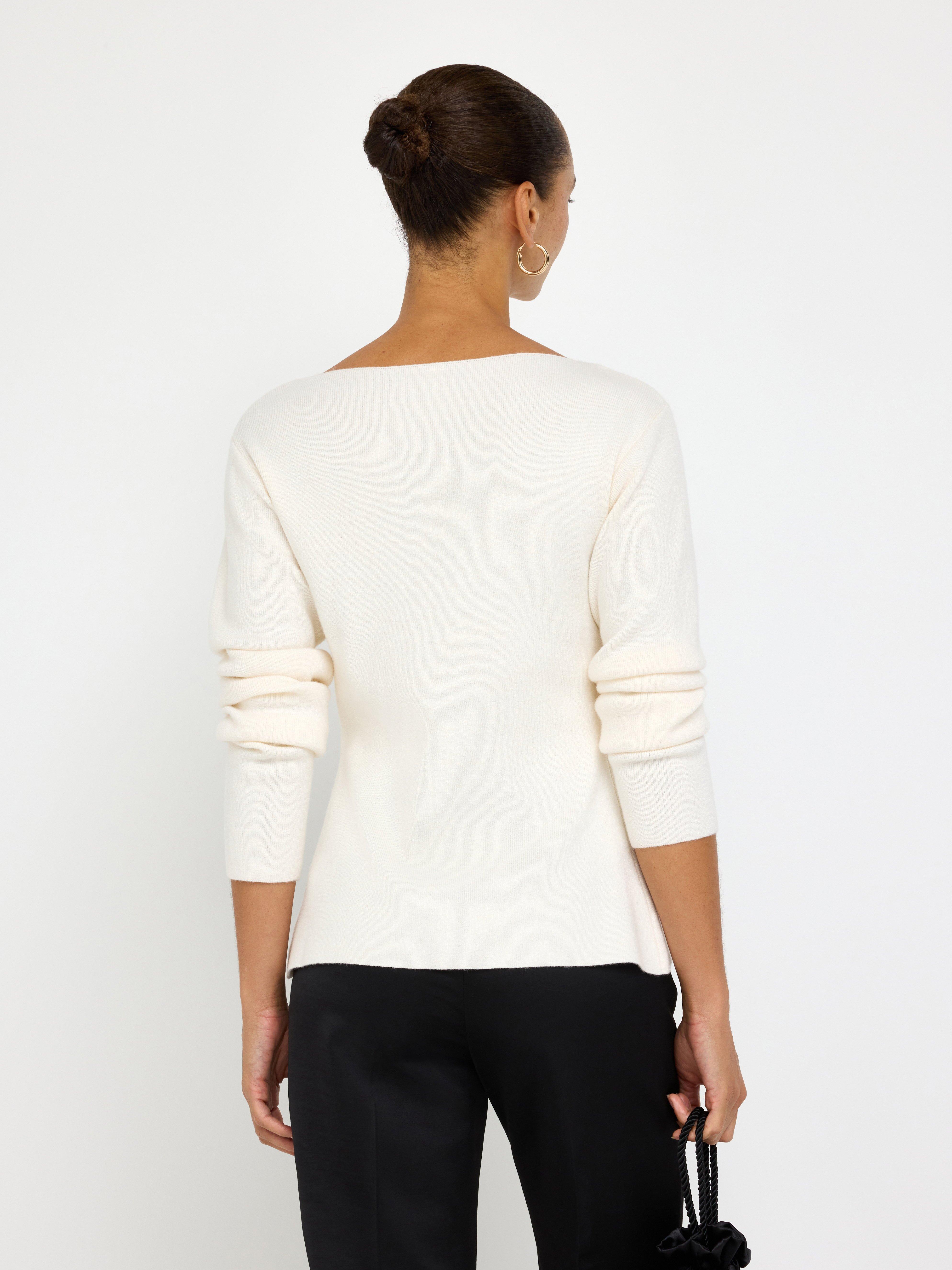 Cardigan - Dame - Hvid