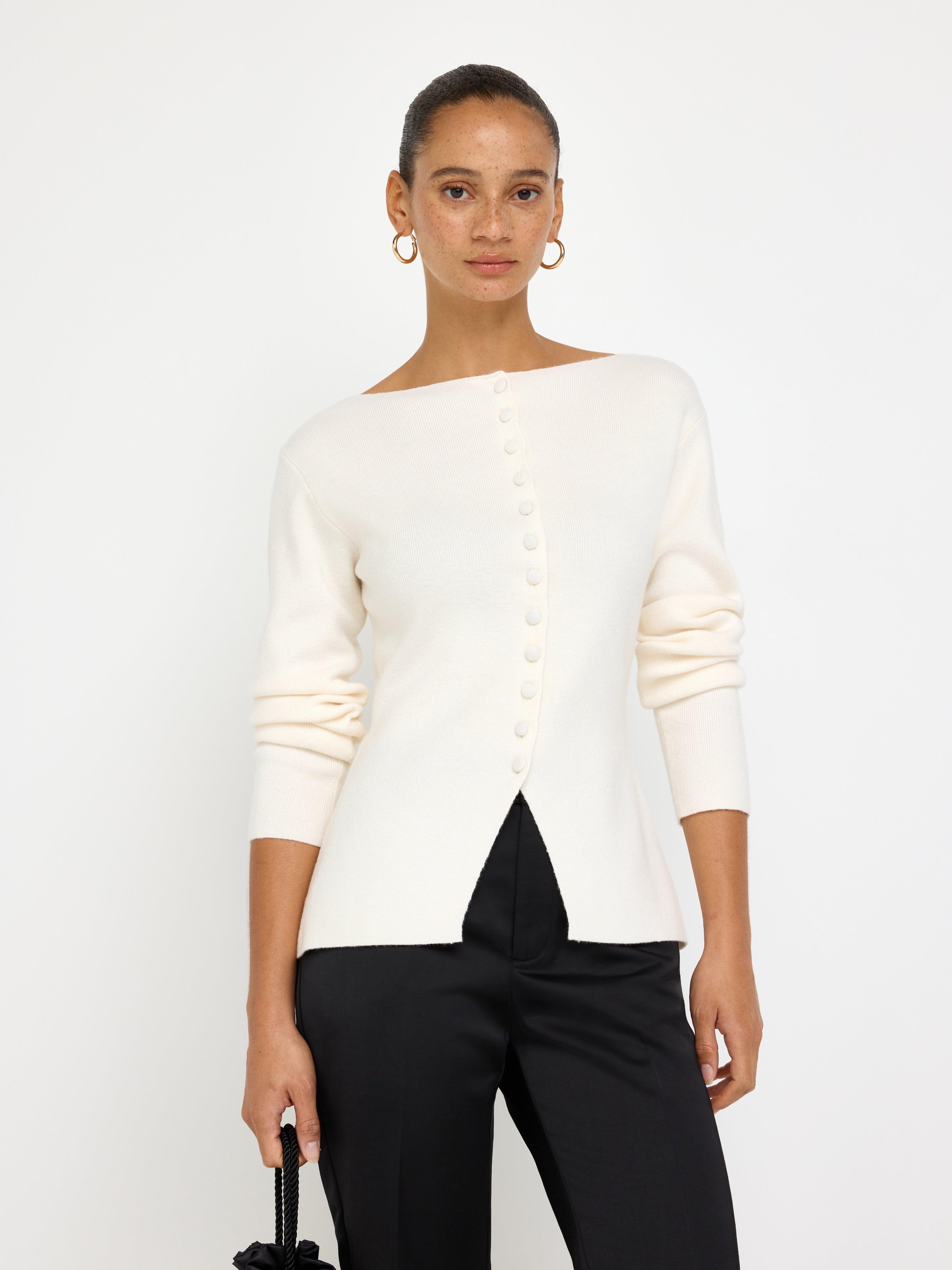 Cardigan - Womens Wear - White