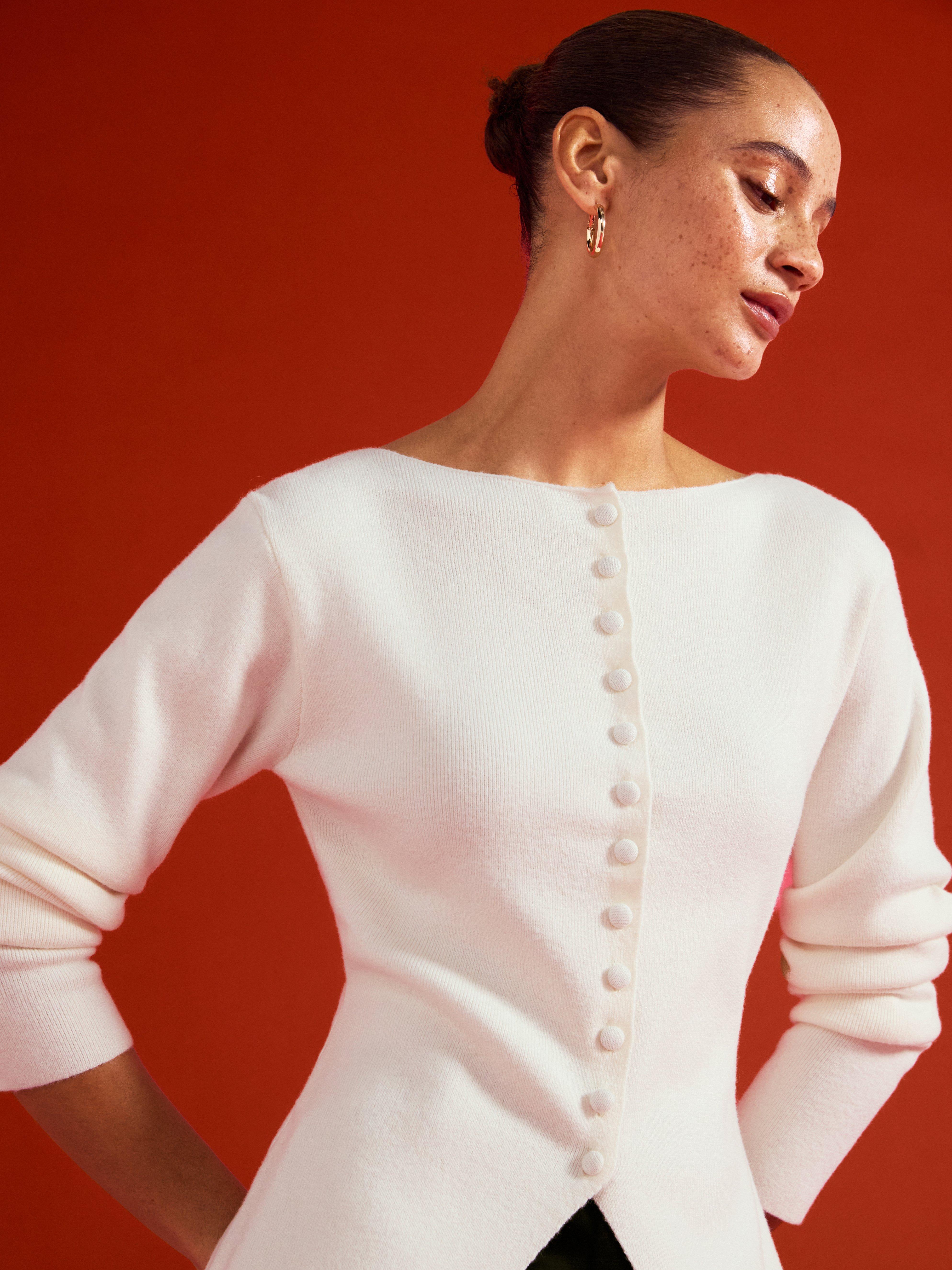 Cardigan - Womens Wear - White
