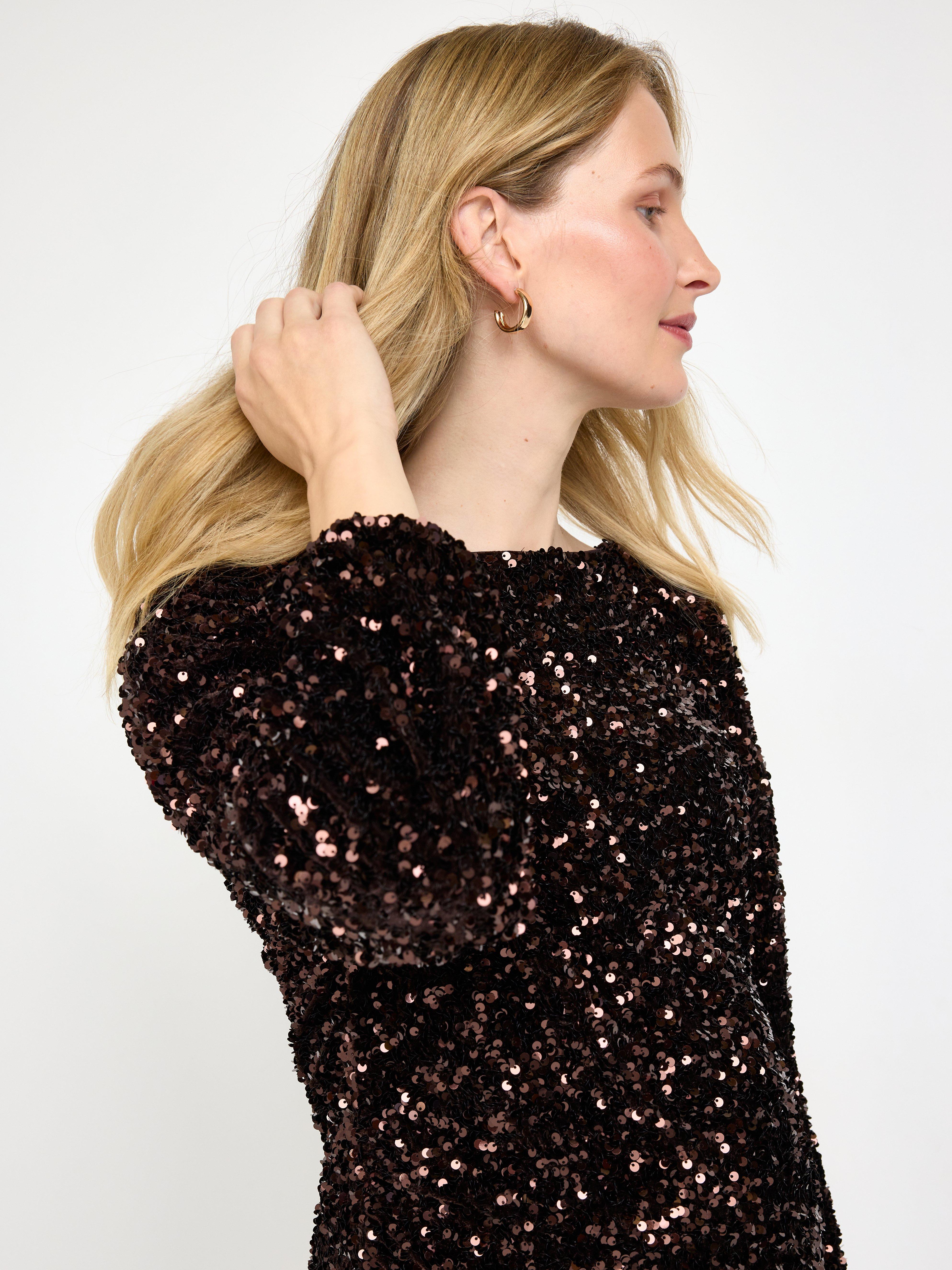 Kjole til gravide - Dame - Brun
