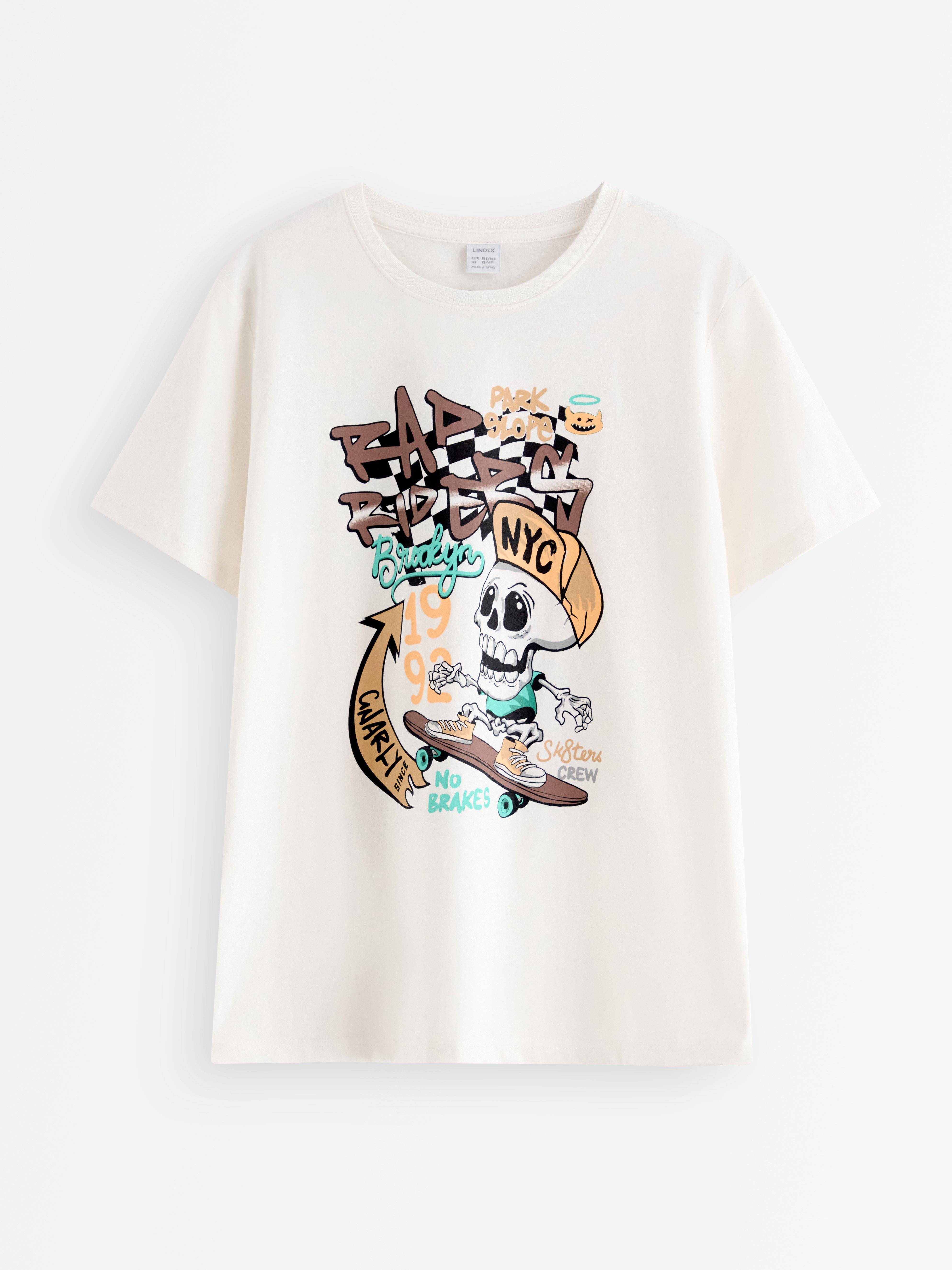 T-shirt - Barn - Hvit